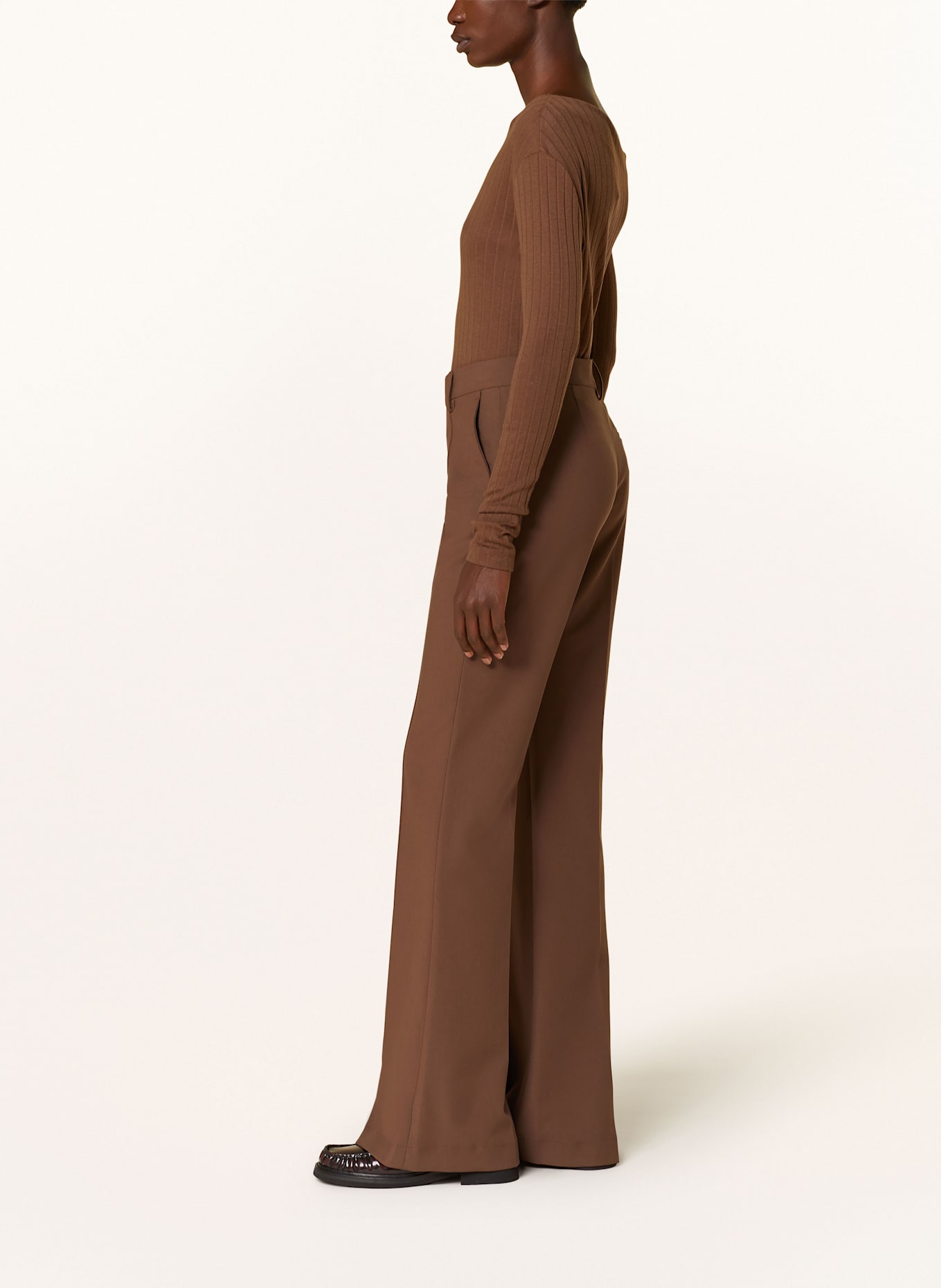 CLOSED Bootcut-Hose DENAIR: BRAUN