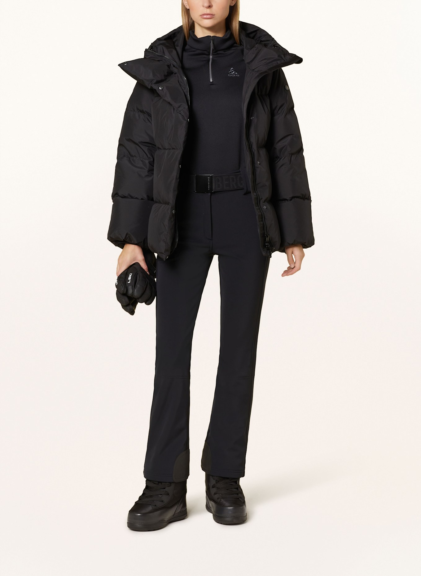 GOLDBERGH Softshellové lyžařské kalhoty PIPPA: ČERNÁ