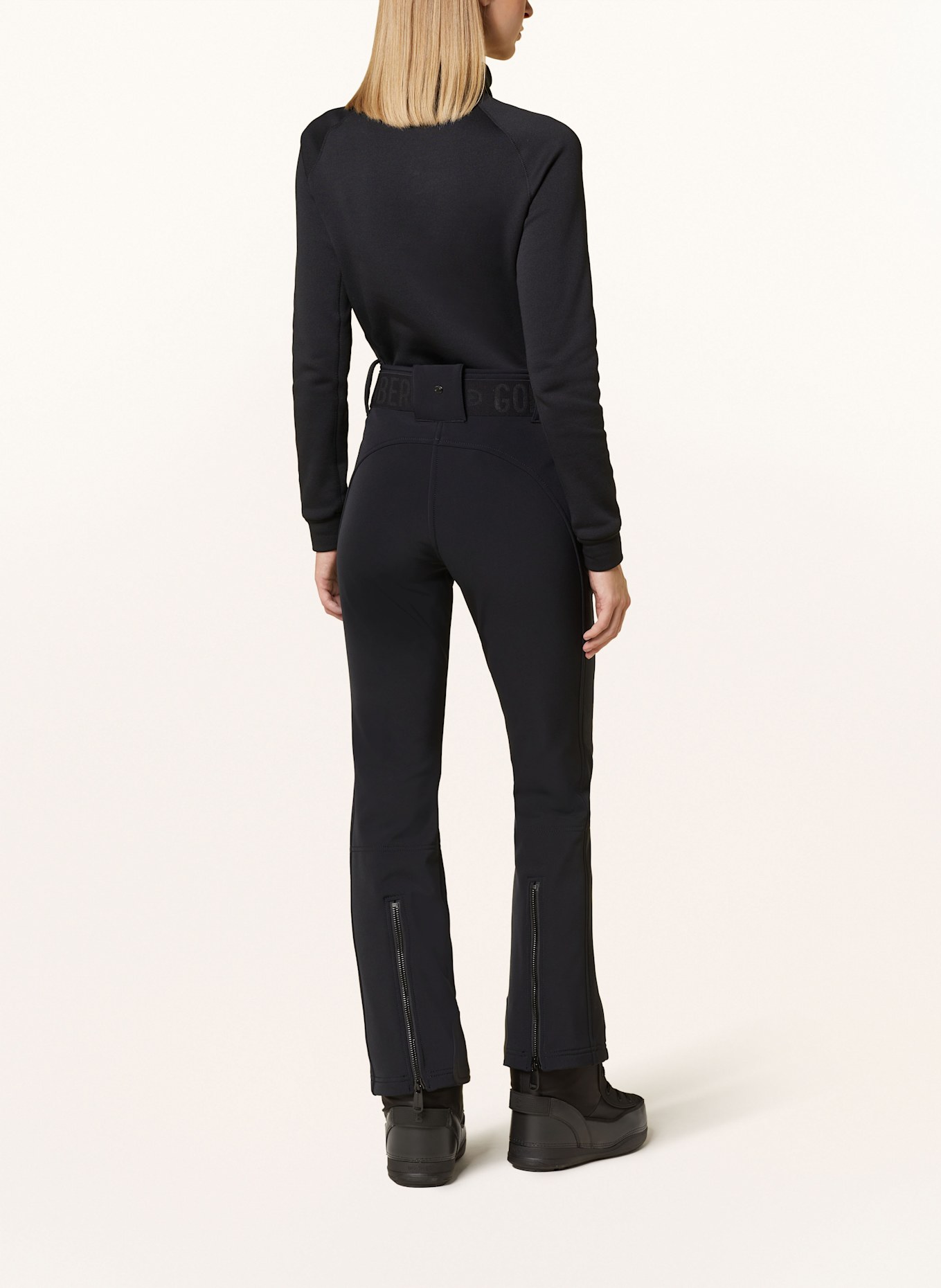 GOLDBERGH Softshellové lyžařské kalhoty PIPPA: ČERNÁ