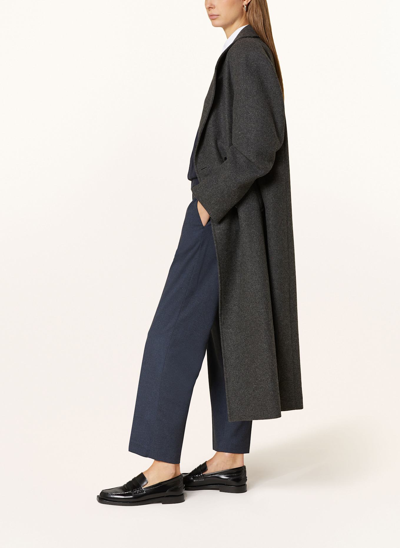 TOMMY HILFIGER Flanellhose: DUNKELBLAU