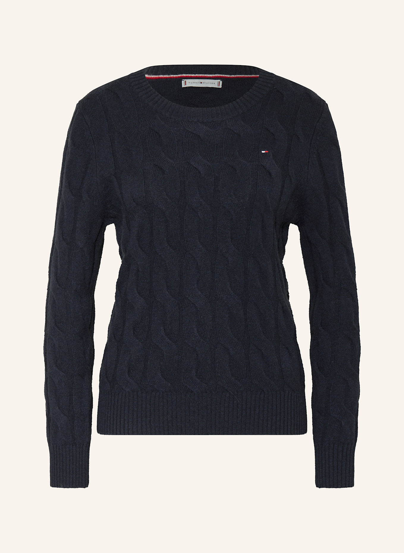TOMMY HILFIGER Pullover: DUNKELBLAU