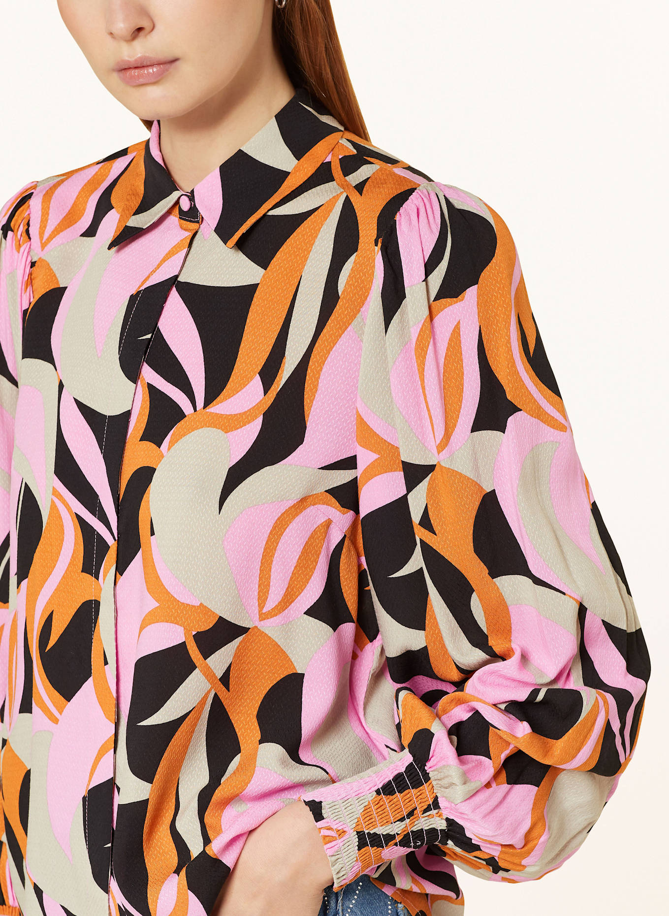 Y.A.S. Koszula: JASNOCZARY / RÓŻOWY / KONIAKOWY