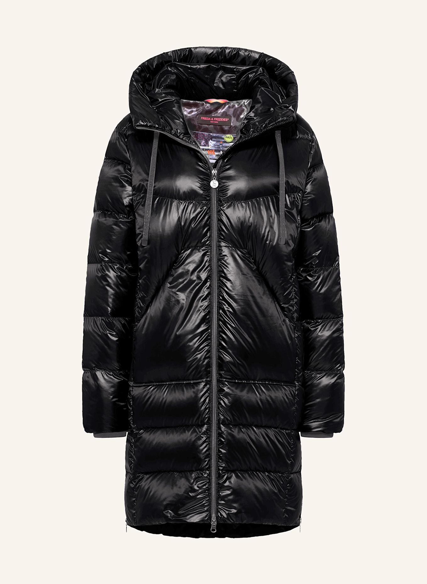 FRIEDA & FREDDIES Steppmantel TWISTER: SCHWARZ