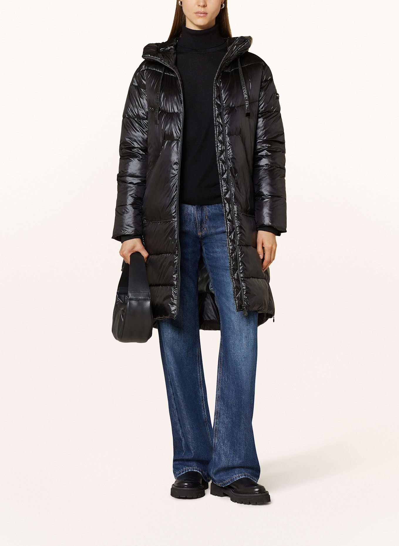 FRIEDA & FREDDIES Steppmantel TWISTER: SCHWARZ