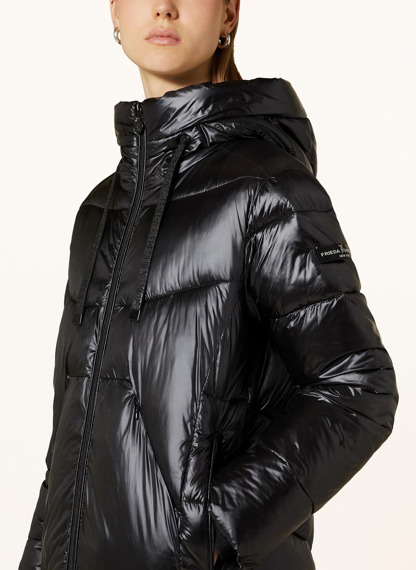 FRIEDA & FREDDIES Steppmantel TWISTER: SCHWARZ