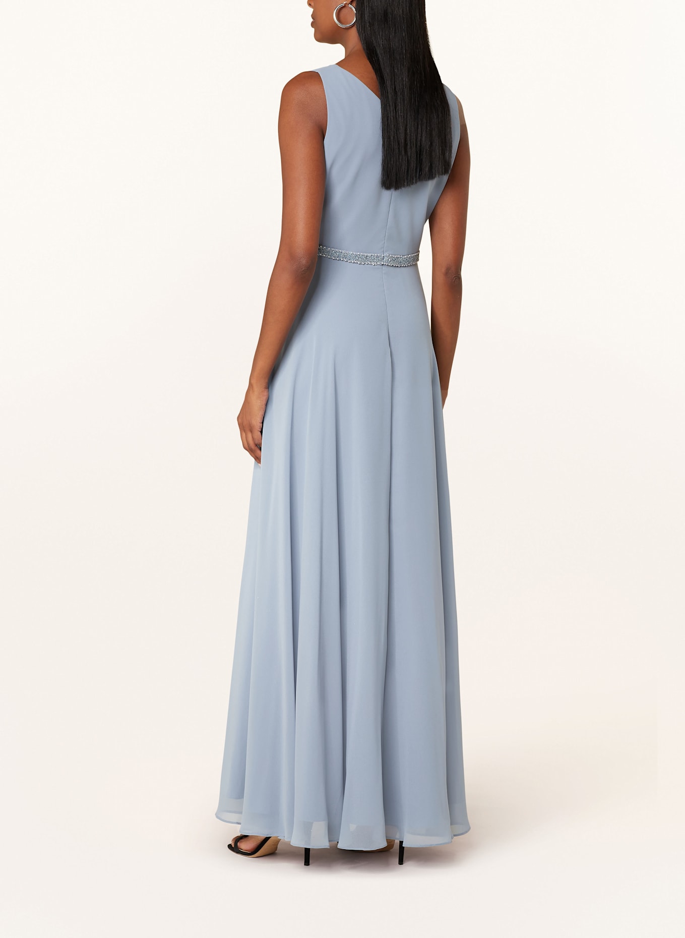 Vera Mont Abendkleid mit Schmuckperlen: HELLBLAU