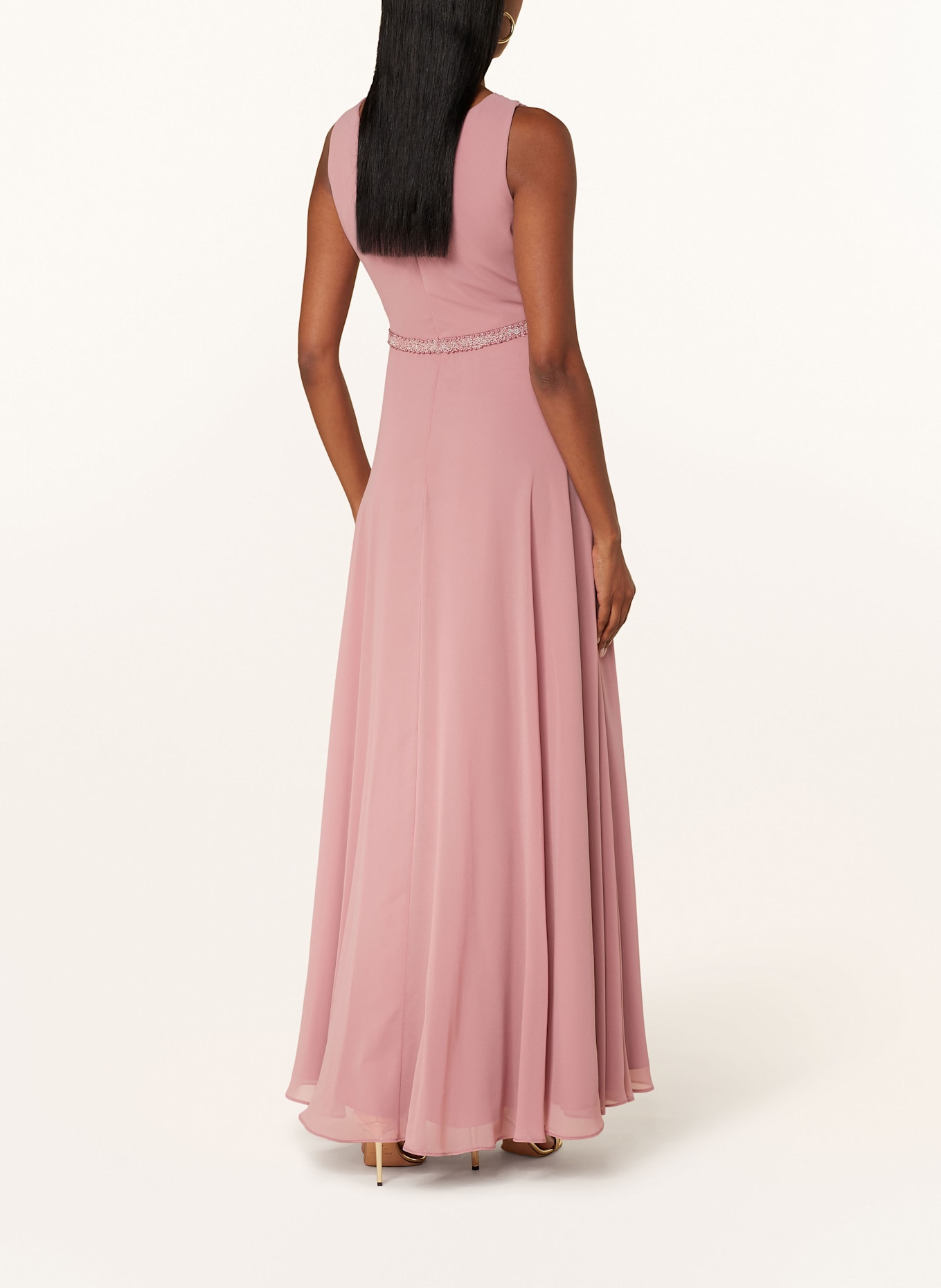 Vera Mont Abendkleid mit Schmuckperlen: ROSÉ