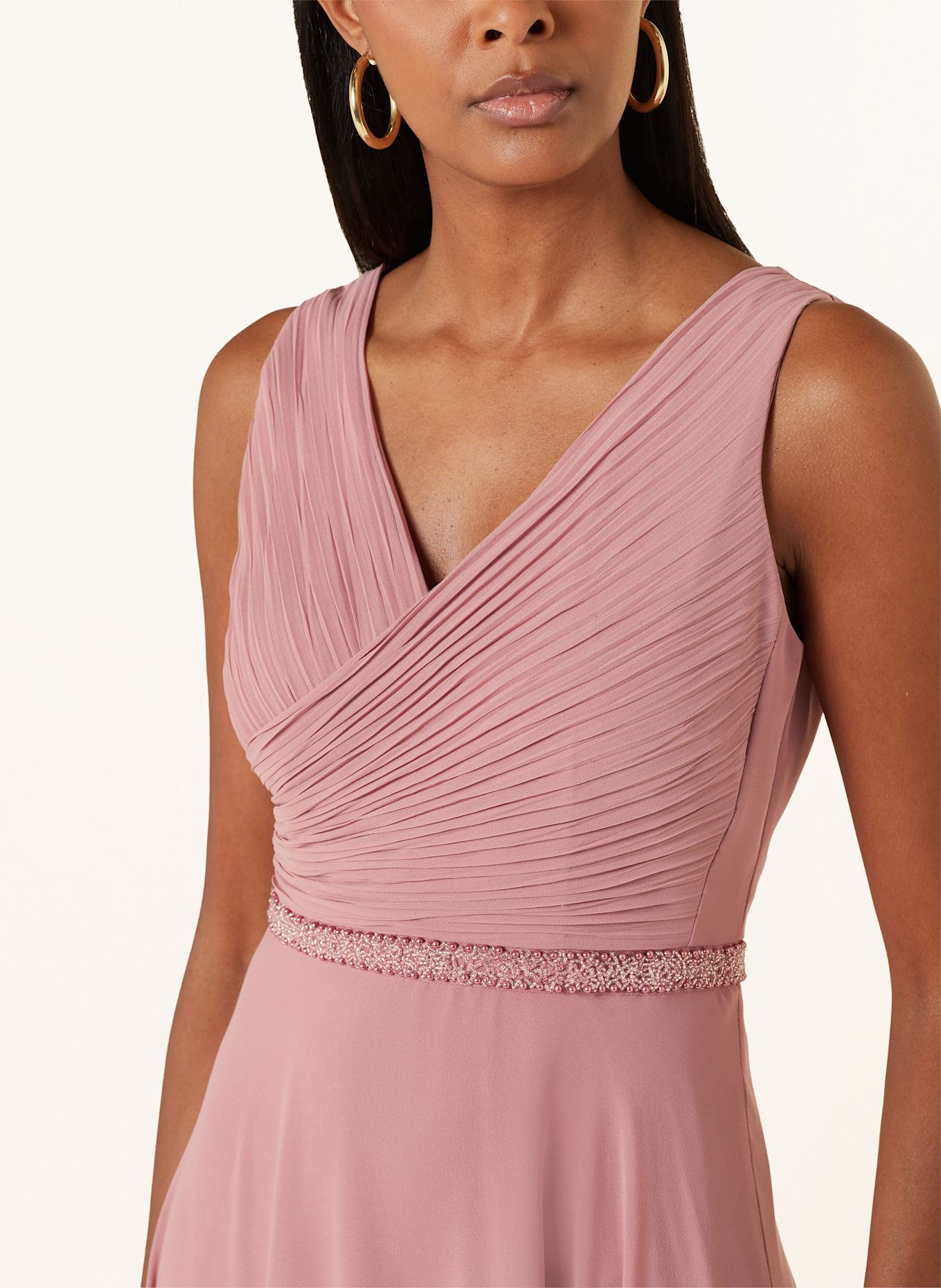 Vera Mont Abendkleid mit Schmuckperlen: ROSÉ