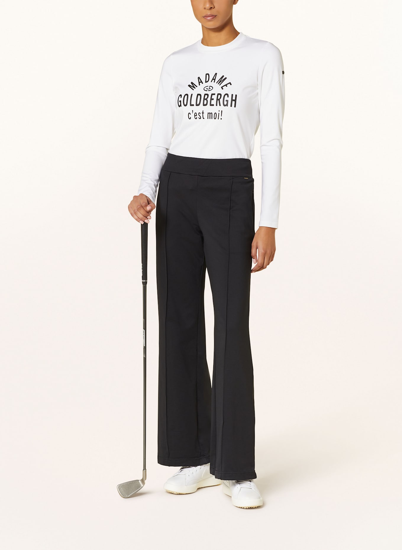 GOLDBERGH Golfhose LIBRE: SCHWARZ