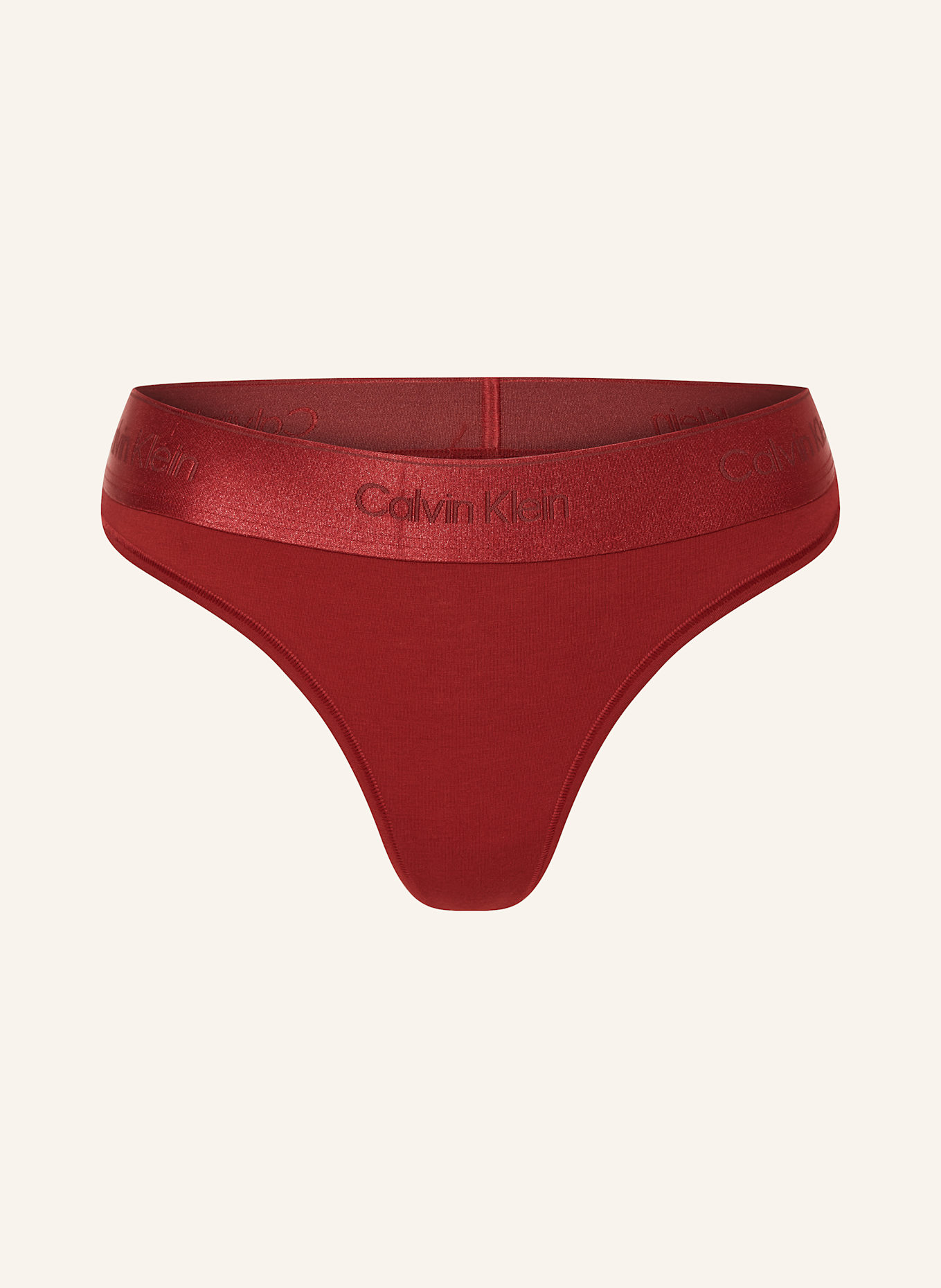 Calvin klein modern cotton thong red 2025