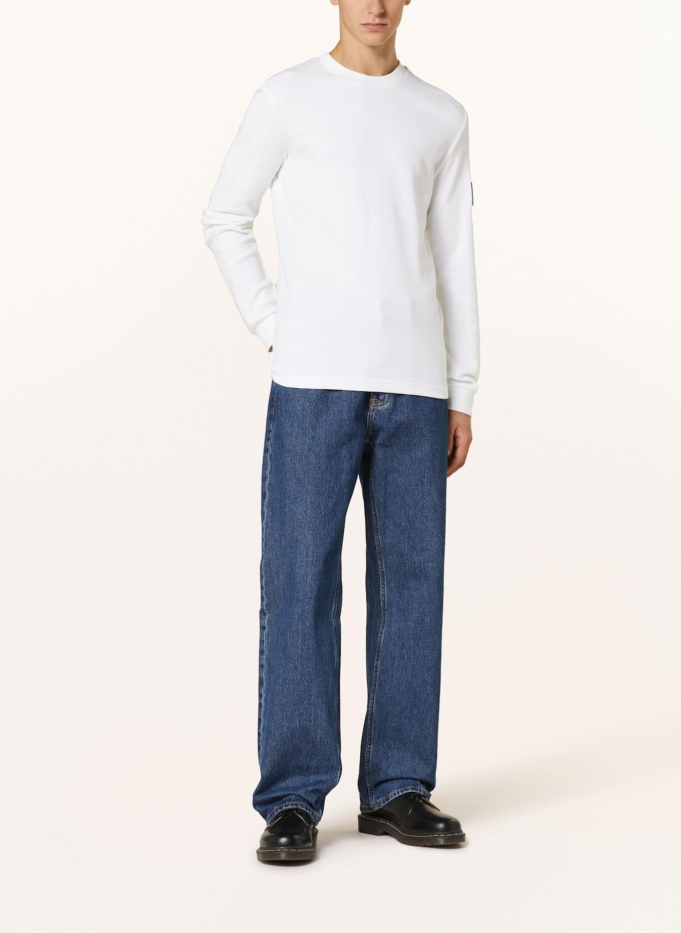 Calvin Klein Jeans Long sleeve shirt: WHITE