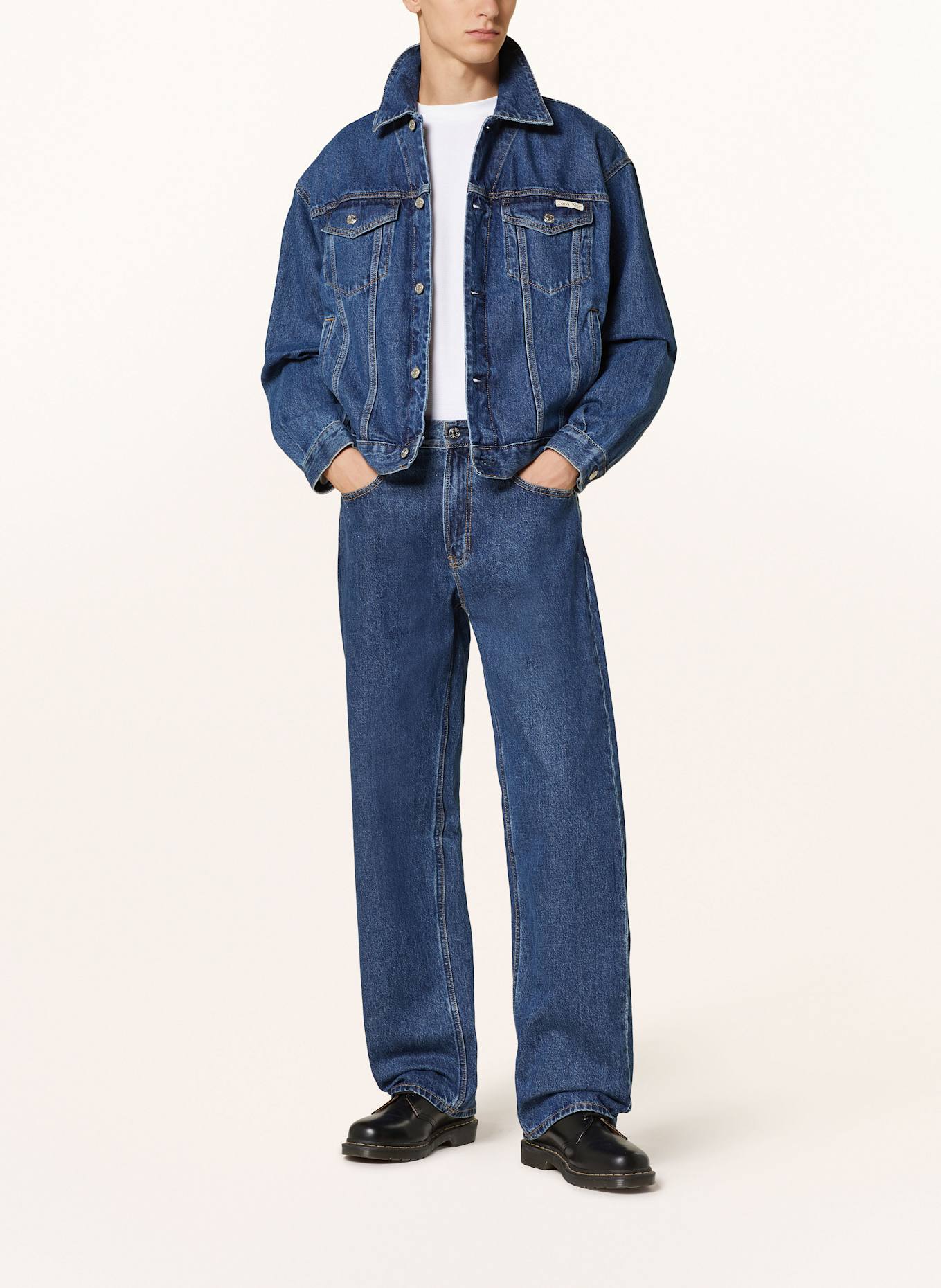 Calvin Klein Jeans Long sleeve shirt: WHITE