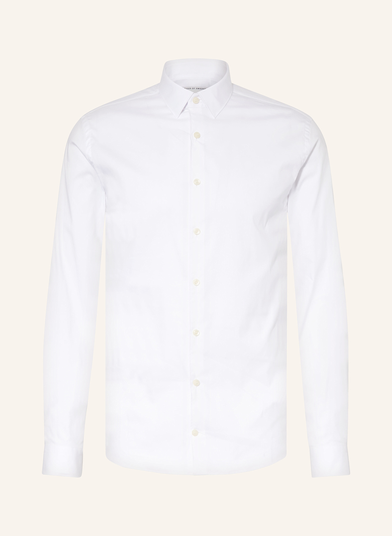 TIGER OF SWEDEN Hemd FILBRODIE Extra Slim Fit: WEISS