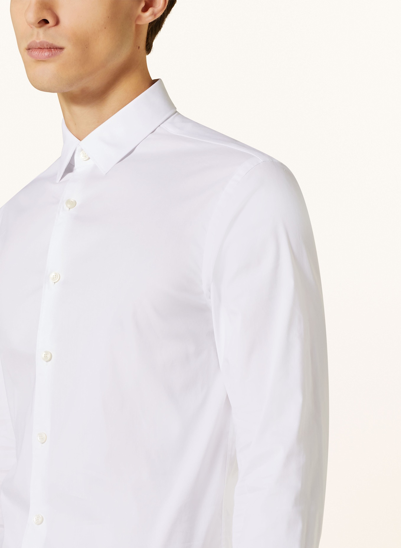 TIGER OF SWEDEN Hemd FILBRODIE Extra Slim Fit: WEISS