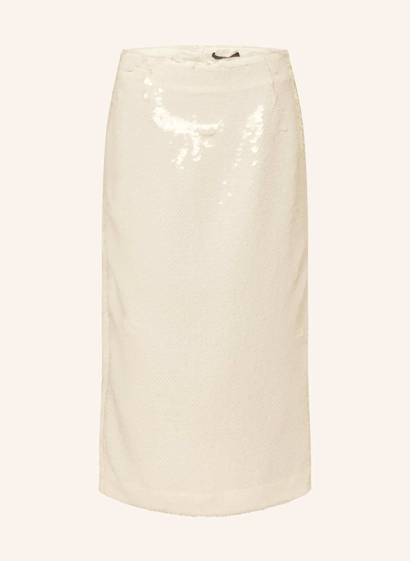 SLY 010 Jupe SOLEA à paillettes: BLANC