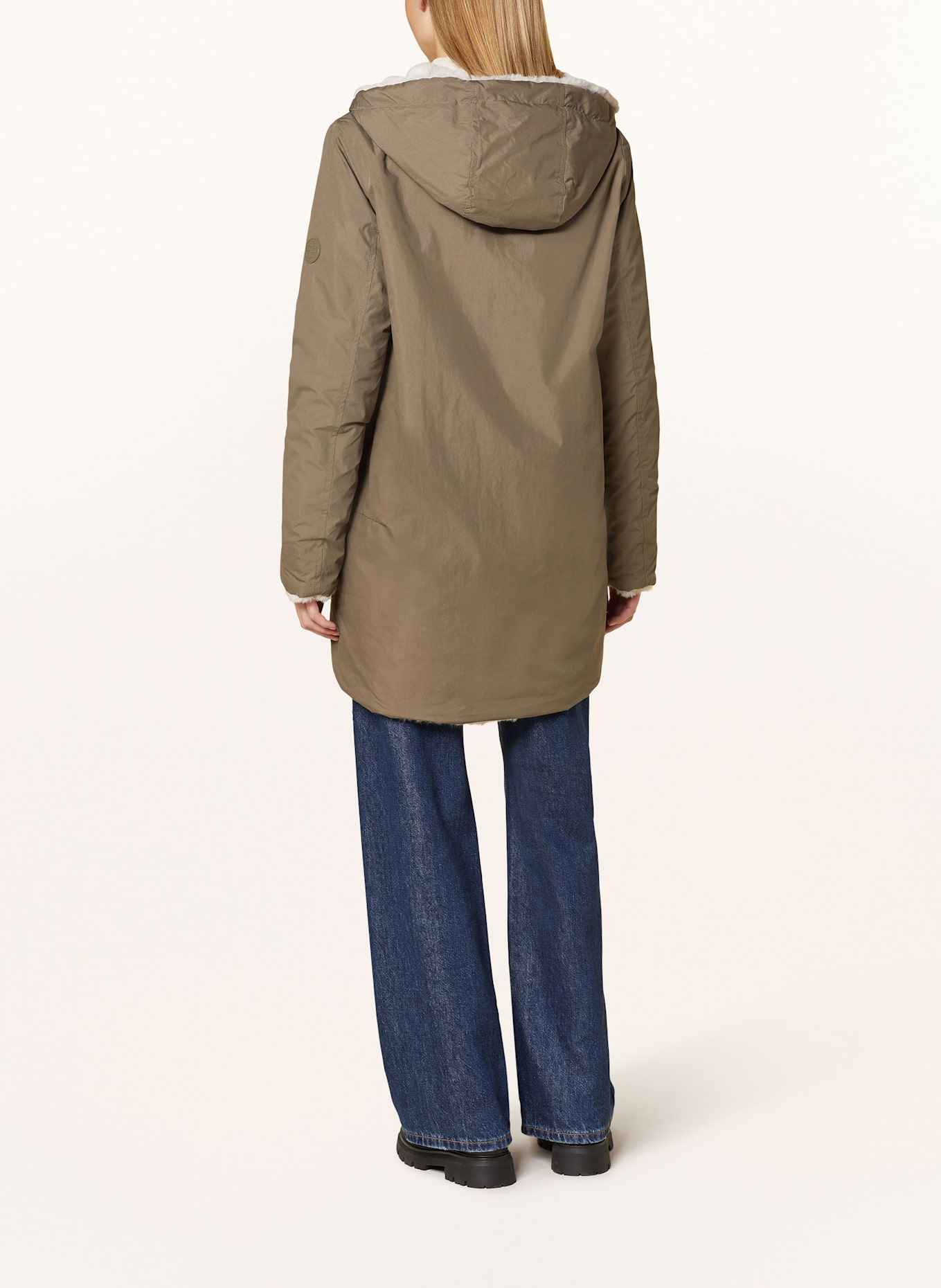 RINO & PELLE Reversible parka, Color: OLIVE (Image 3)