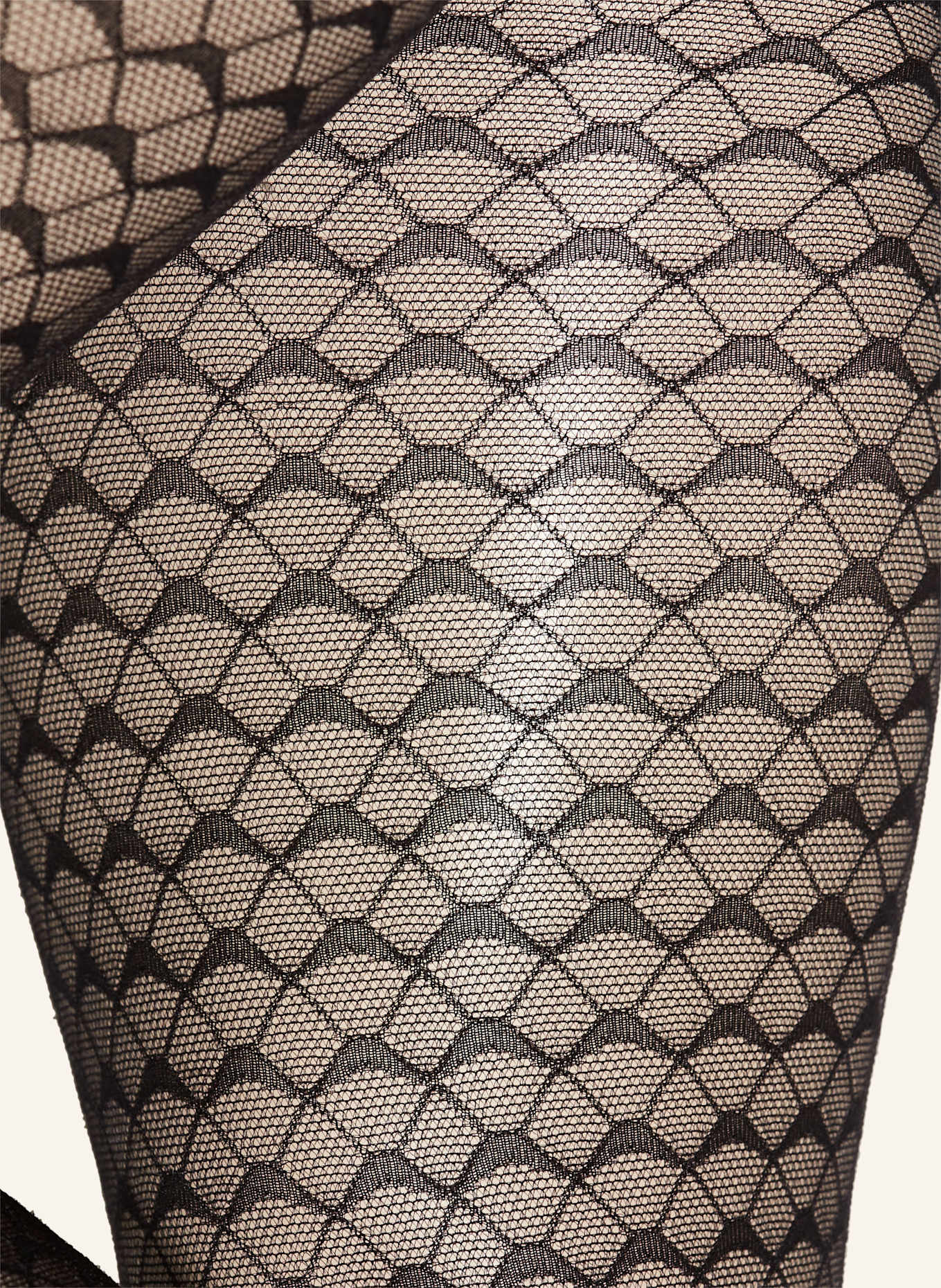 Wolford Feinstrumpfhose GRAPHIC PATTERN: 7005 BLACK