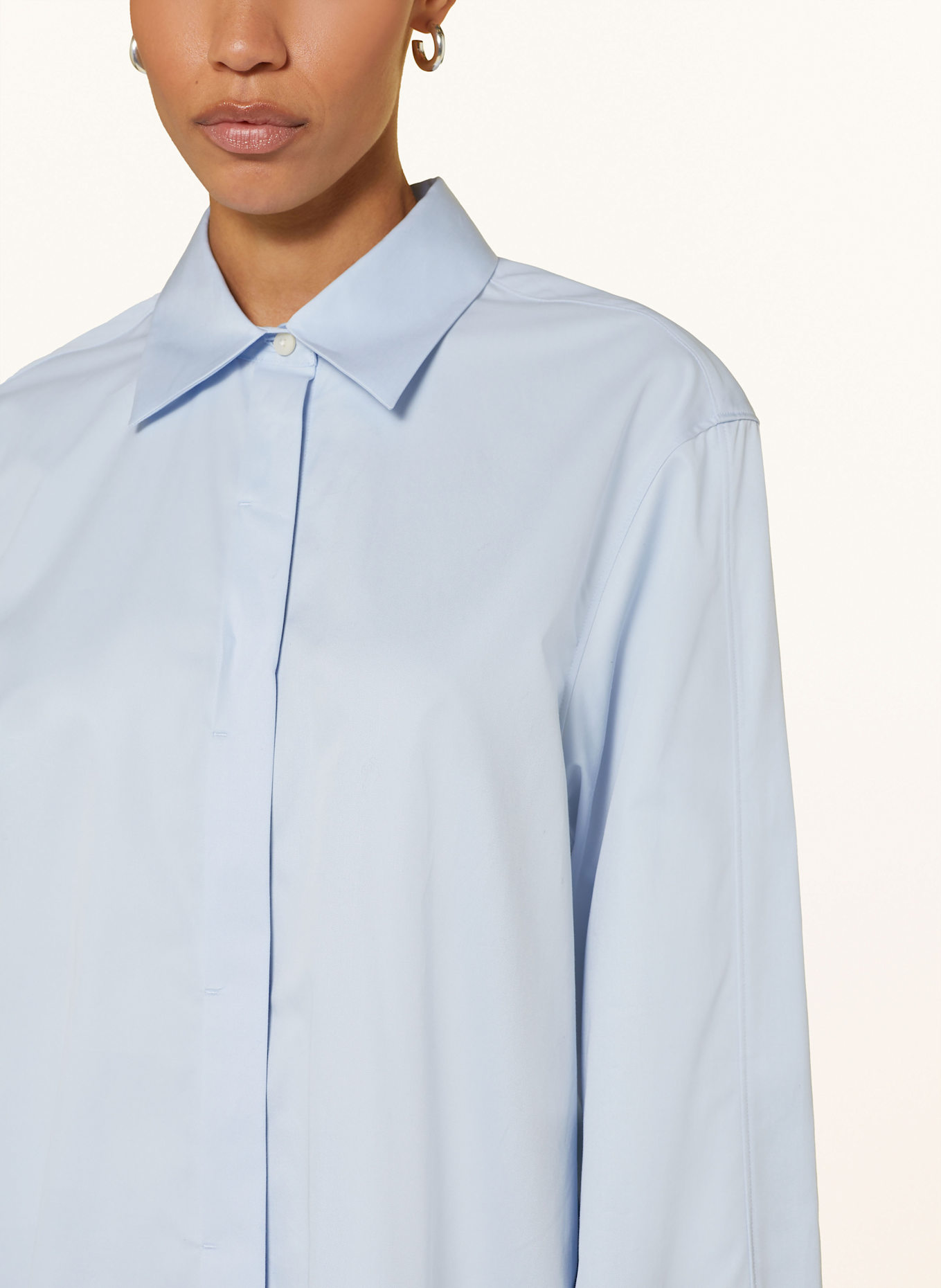 TIGER OF SWEDEN Koszula oversize CORNIA: JASNONIEBIESKI