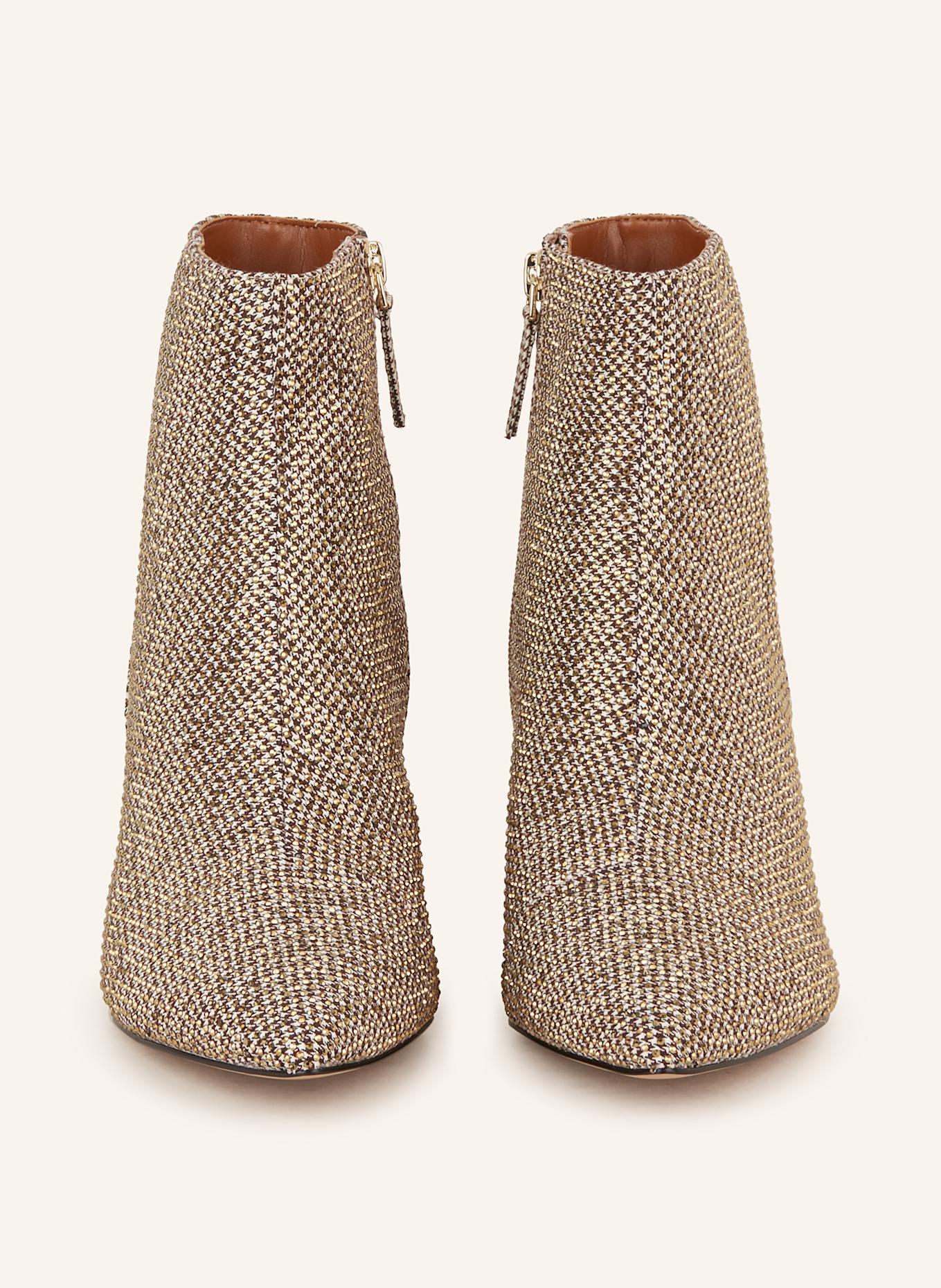 KURT GEIGER BURLINGTON ankle boots in dark brown beige
