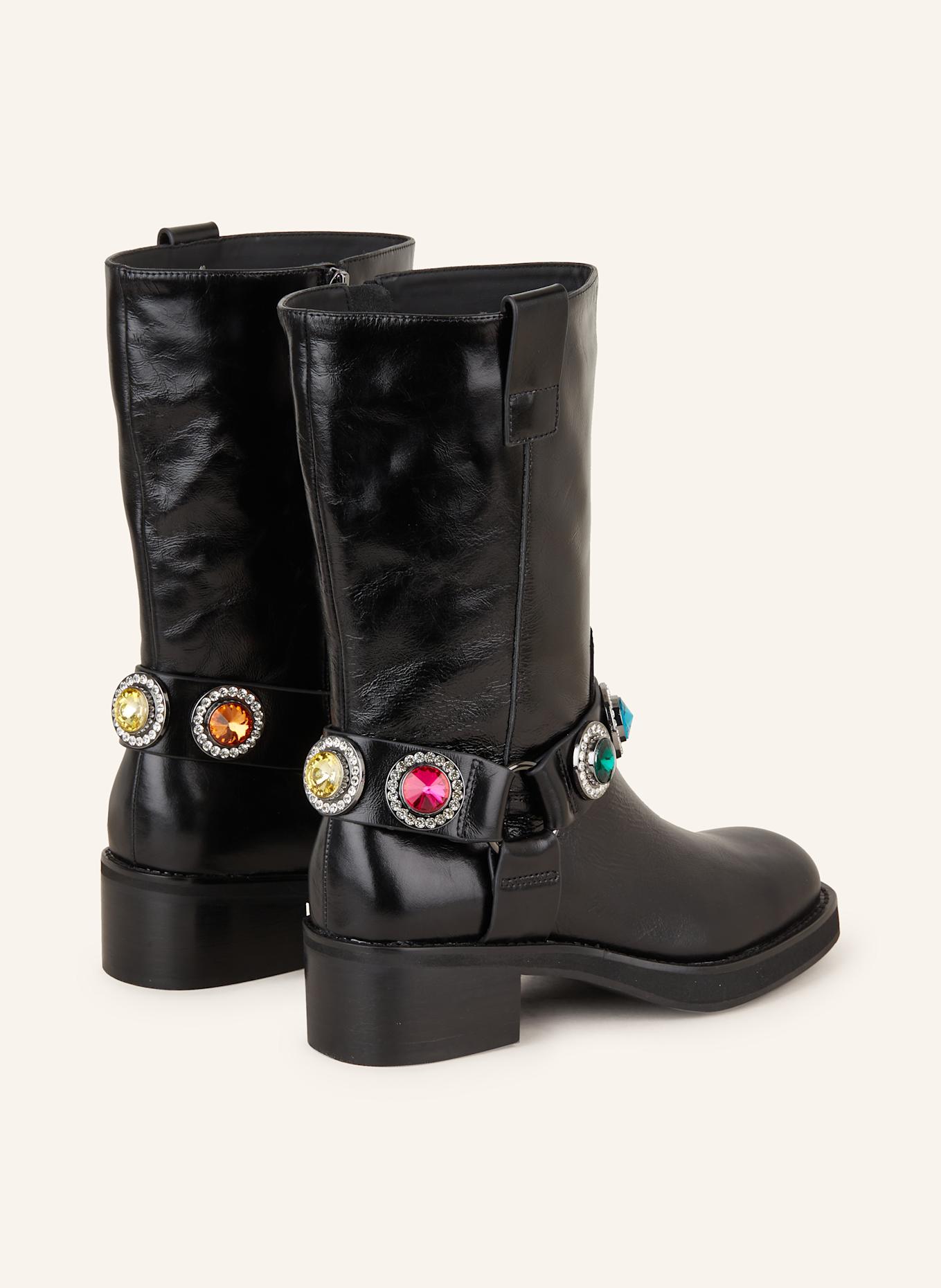 KURT GEIGER Botki motocyklowe OCTAVIA: CZARNY