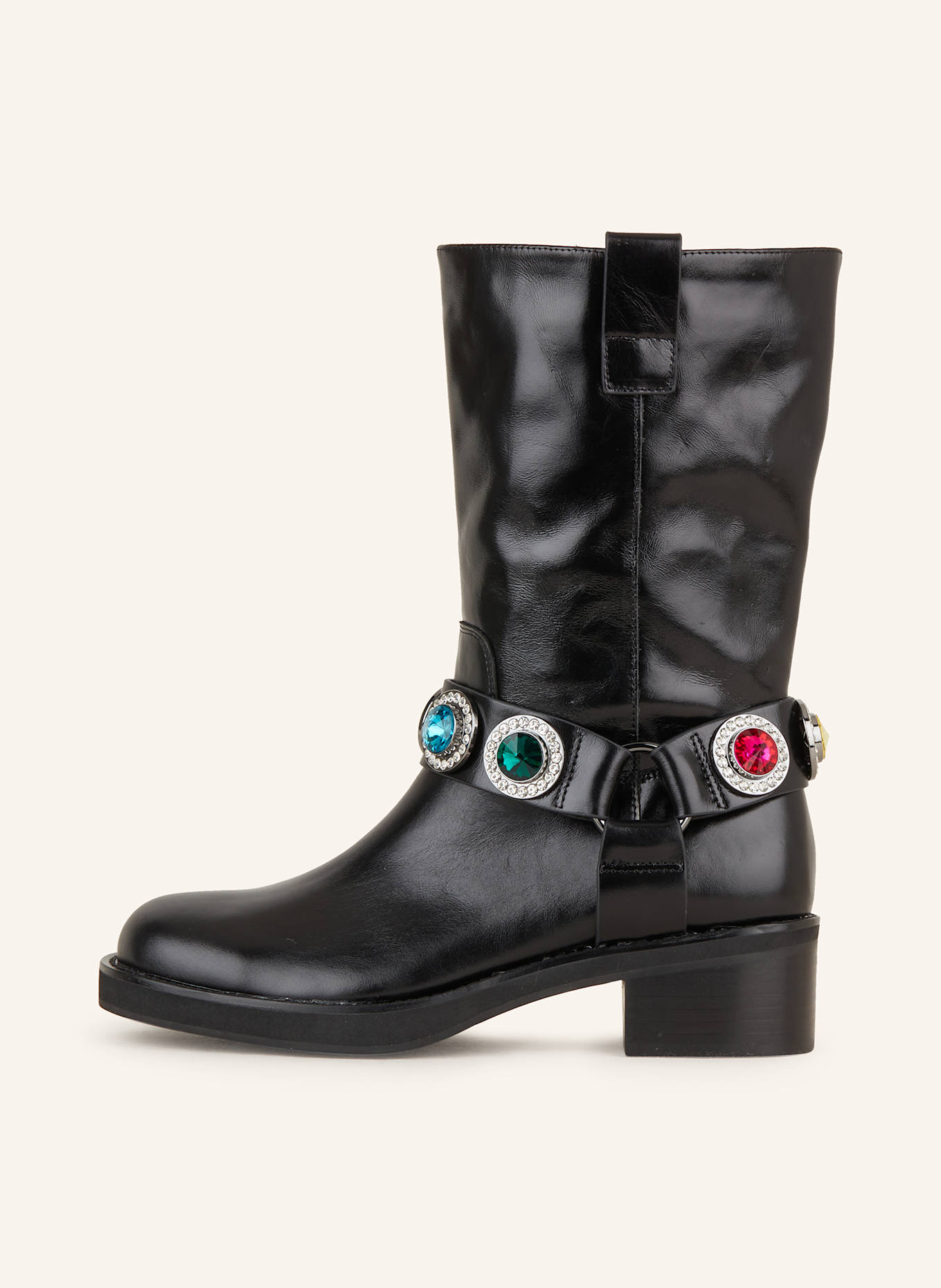 KURT GEIGER Botki motocyklowe OCTAVIA: CZARNY