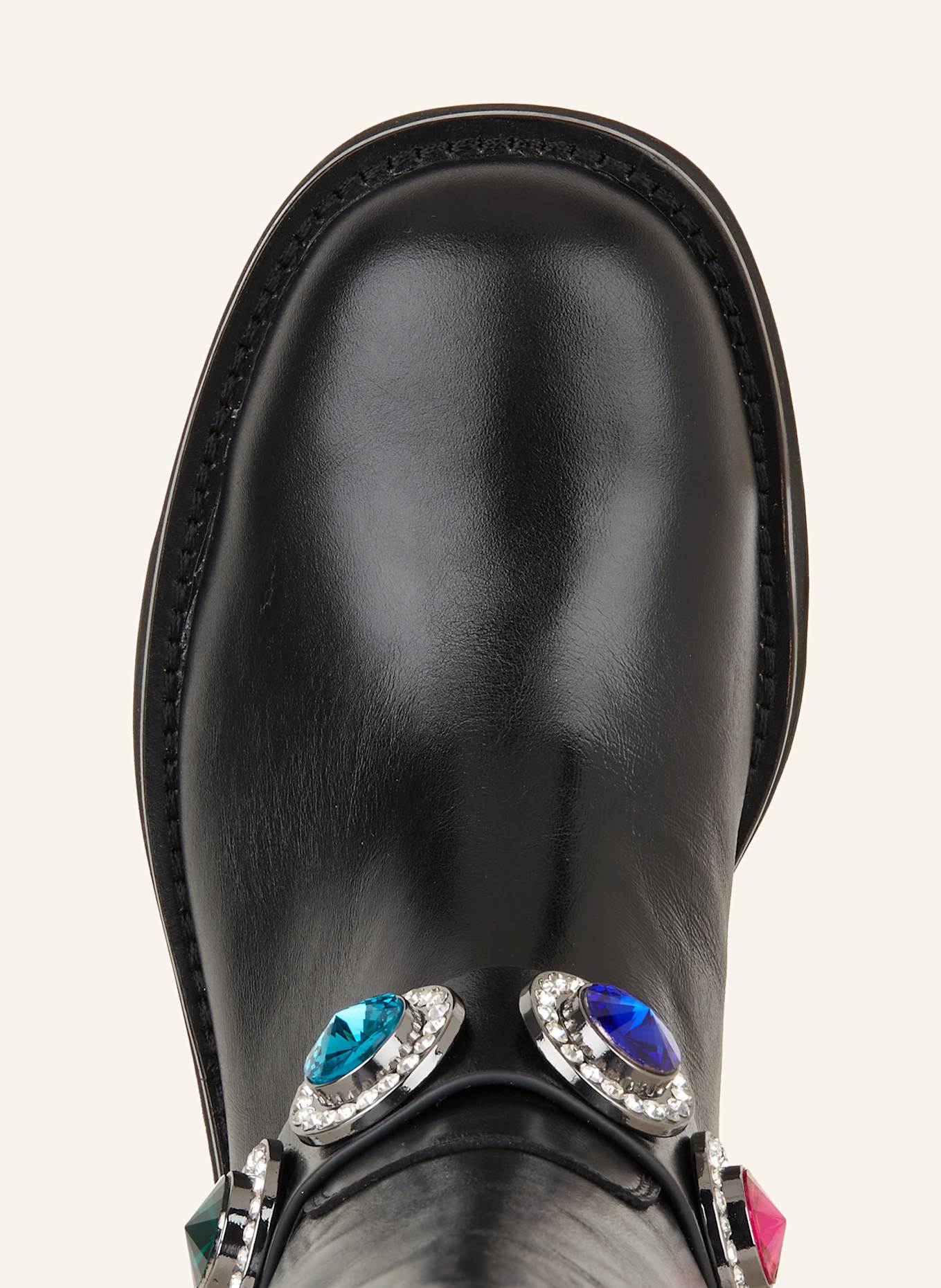 KURT GEIGER Botki motocyklowe OCTAVIA: CZARNY