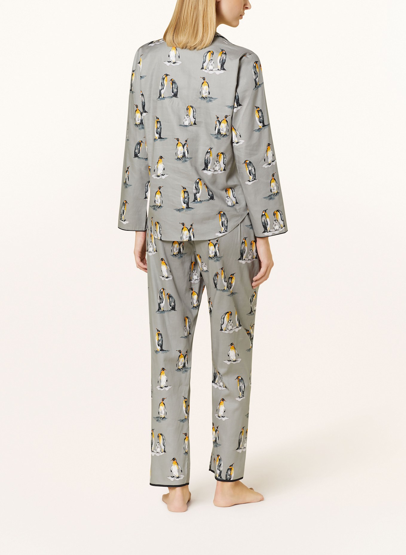 cyberjammies Pajama shirt PARKER: GRAY/ BLACK/ DARK YELLOW