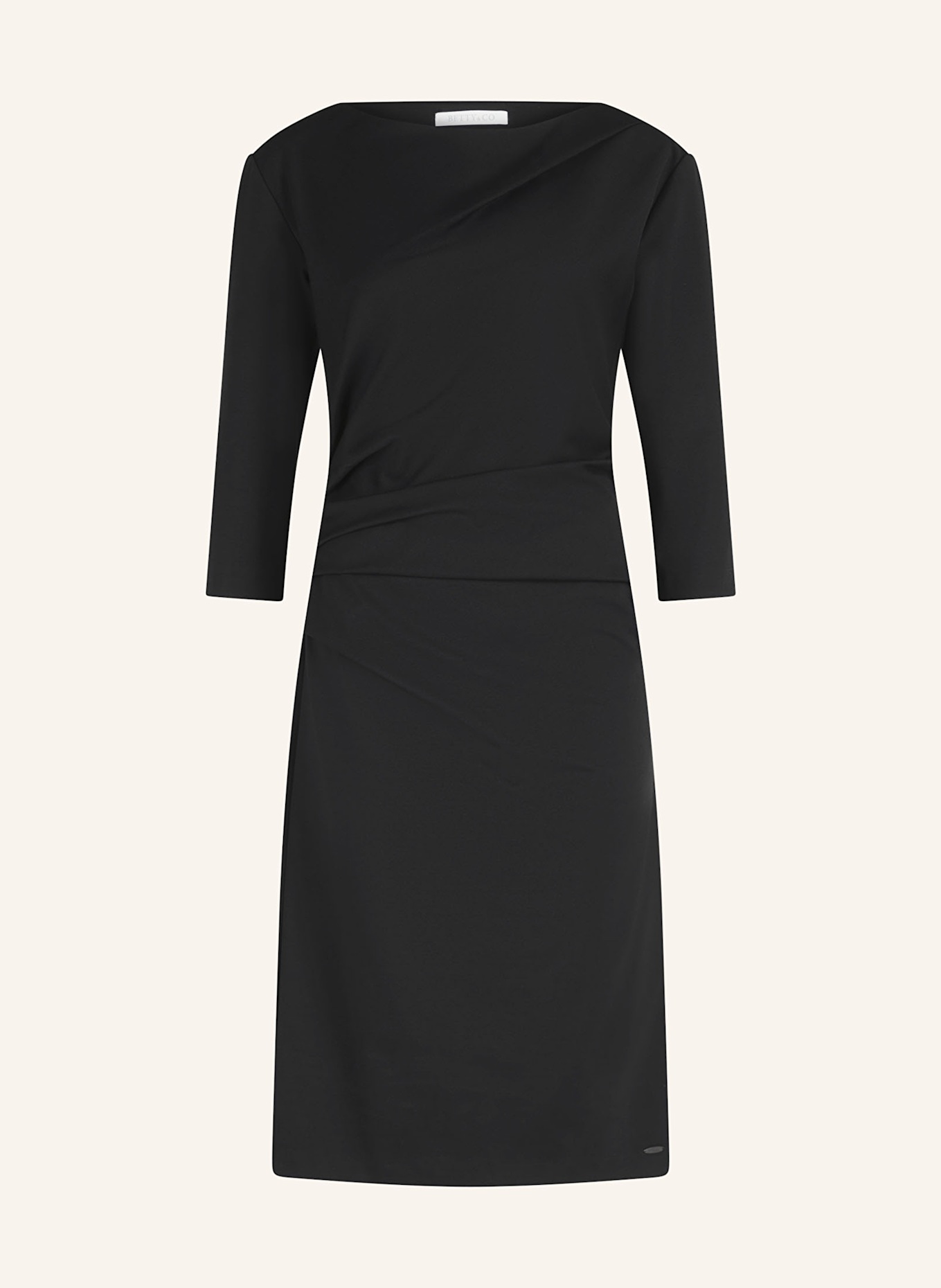 BETTY&CO Sukienka etui z rękawem 3/4: CZARNY