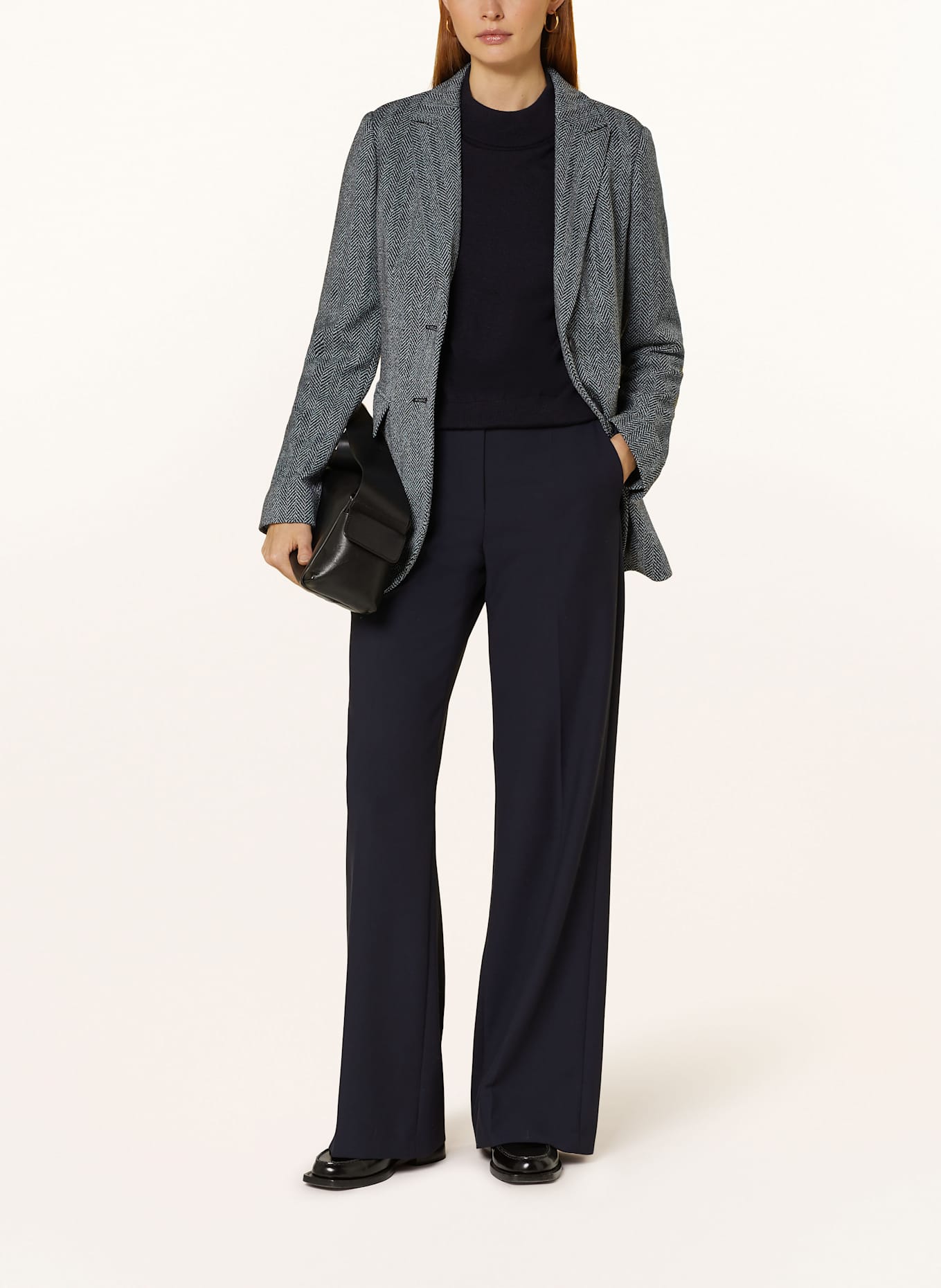 BETTY&CO Blazer: DUNKELBLAU/ GRAU
