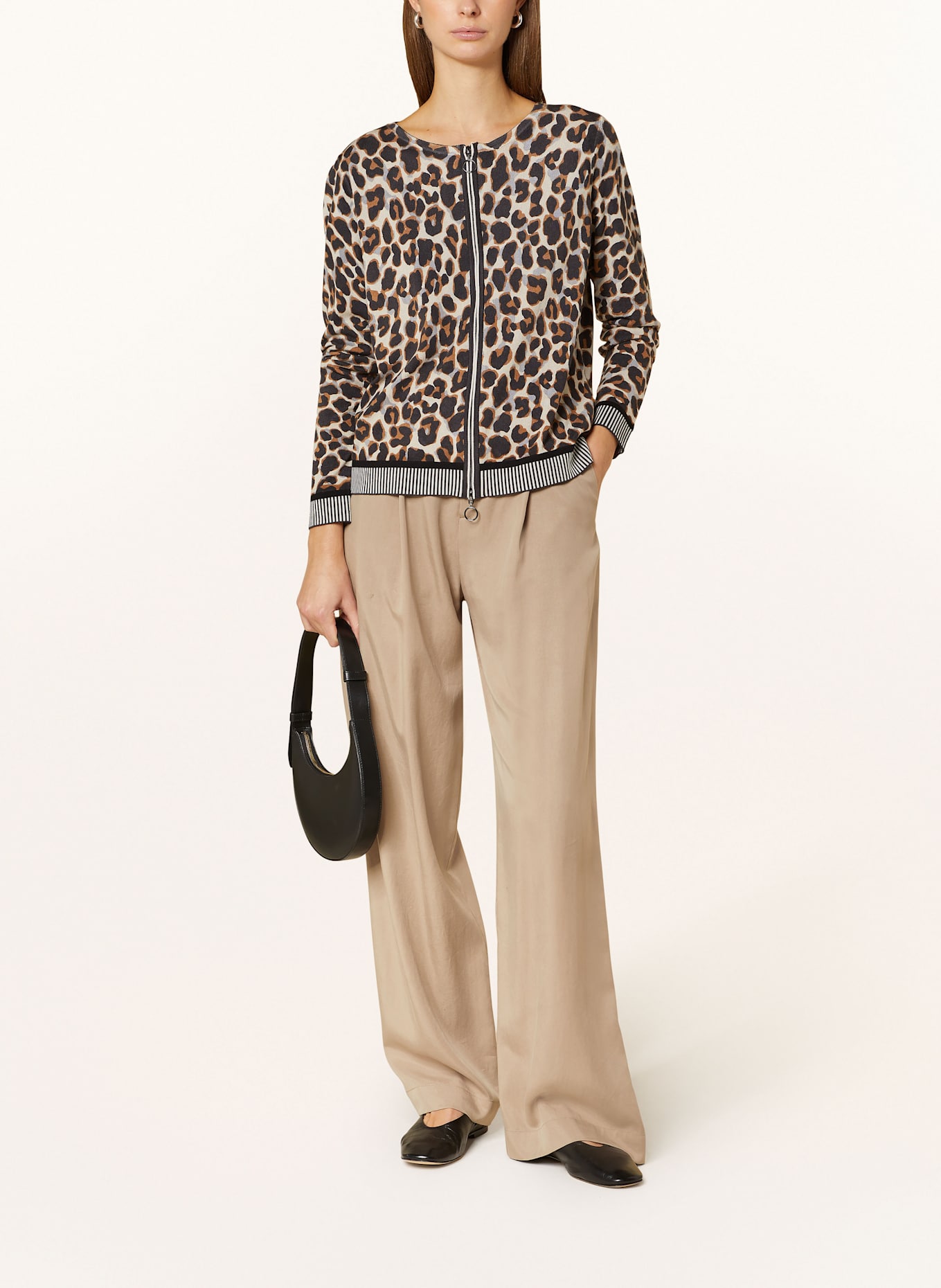 Betty Barclay Cardigan in beige gray black