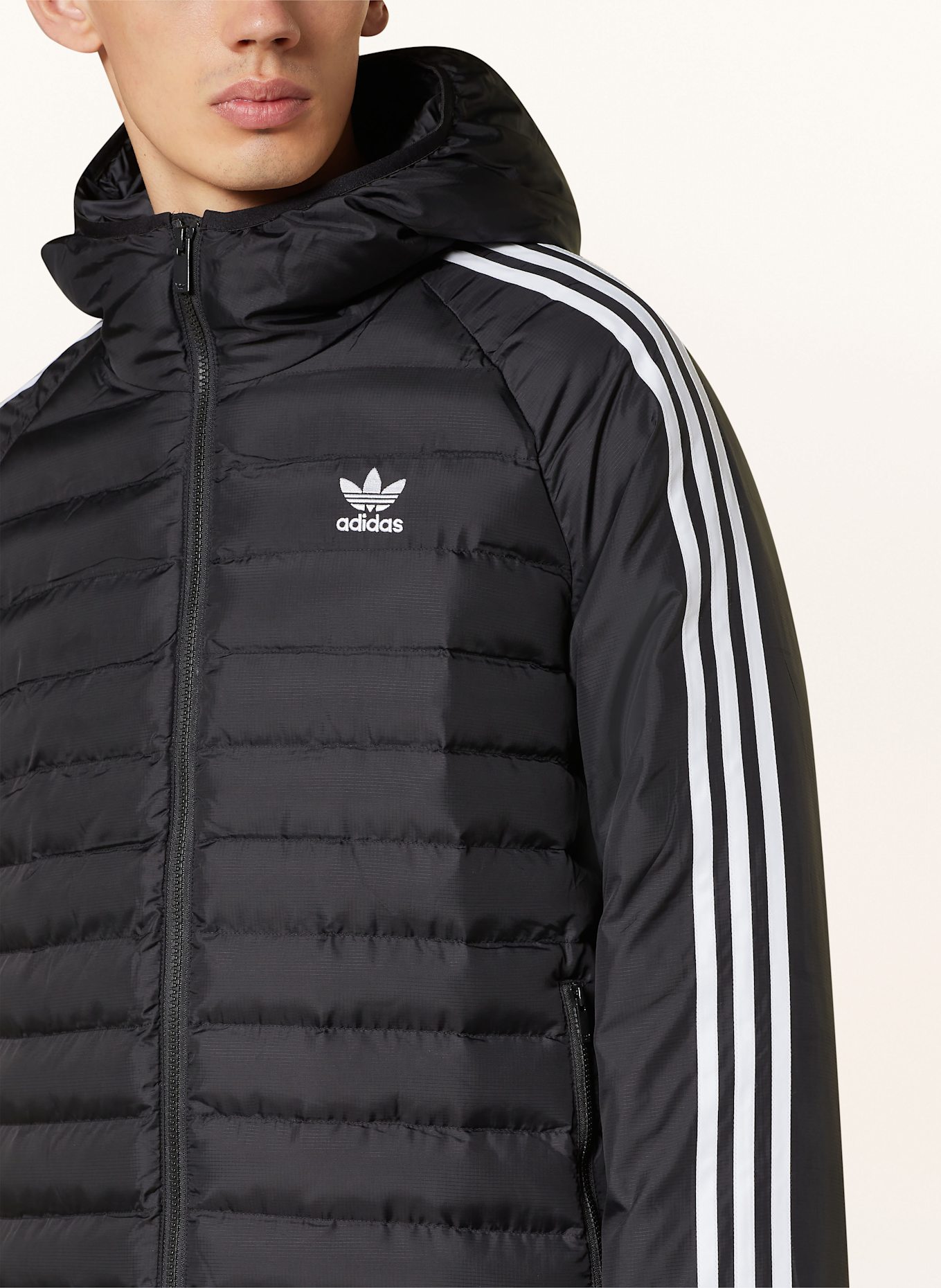 Adidas original quilted jacket clearance