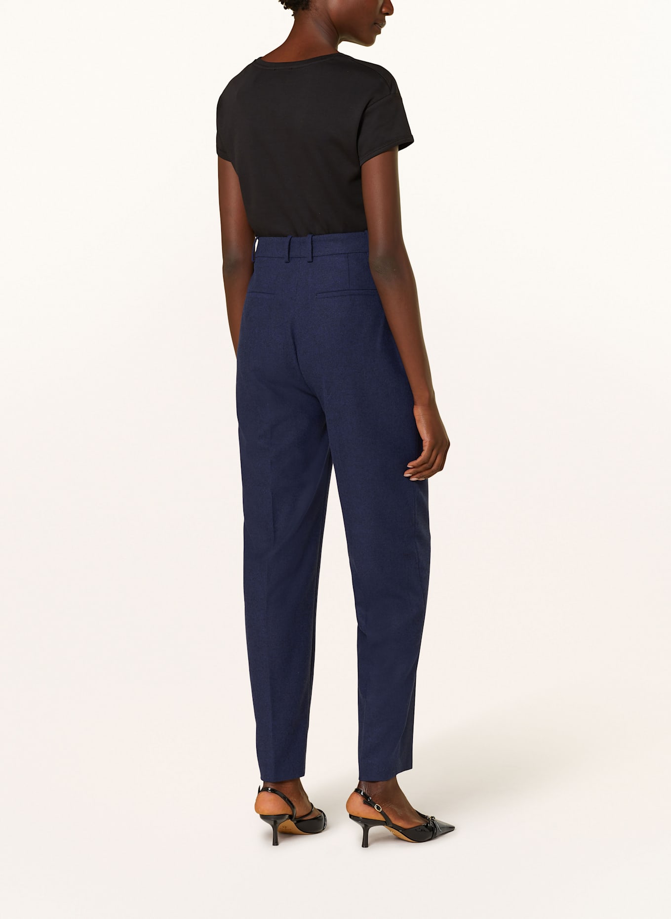 BOSS Flanellhose TABITHA: BLAU