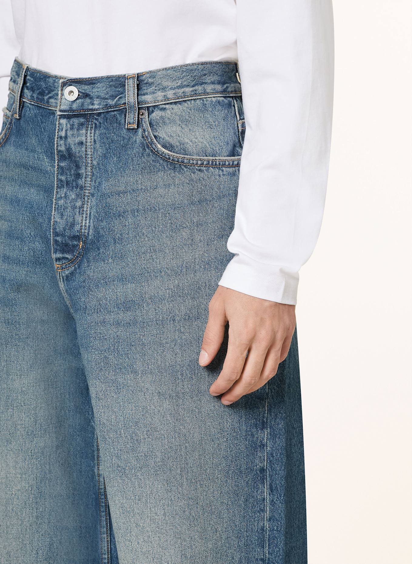 HUGO Jeans MASON Loose Baggy Fit: 421 MEDIUM BLUE