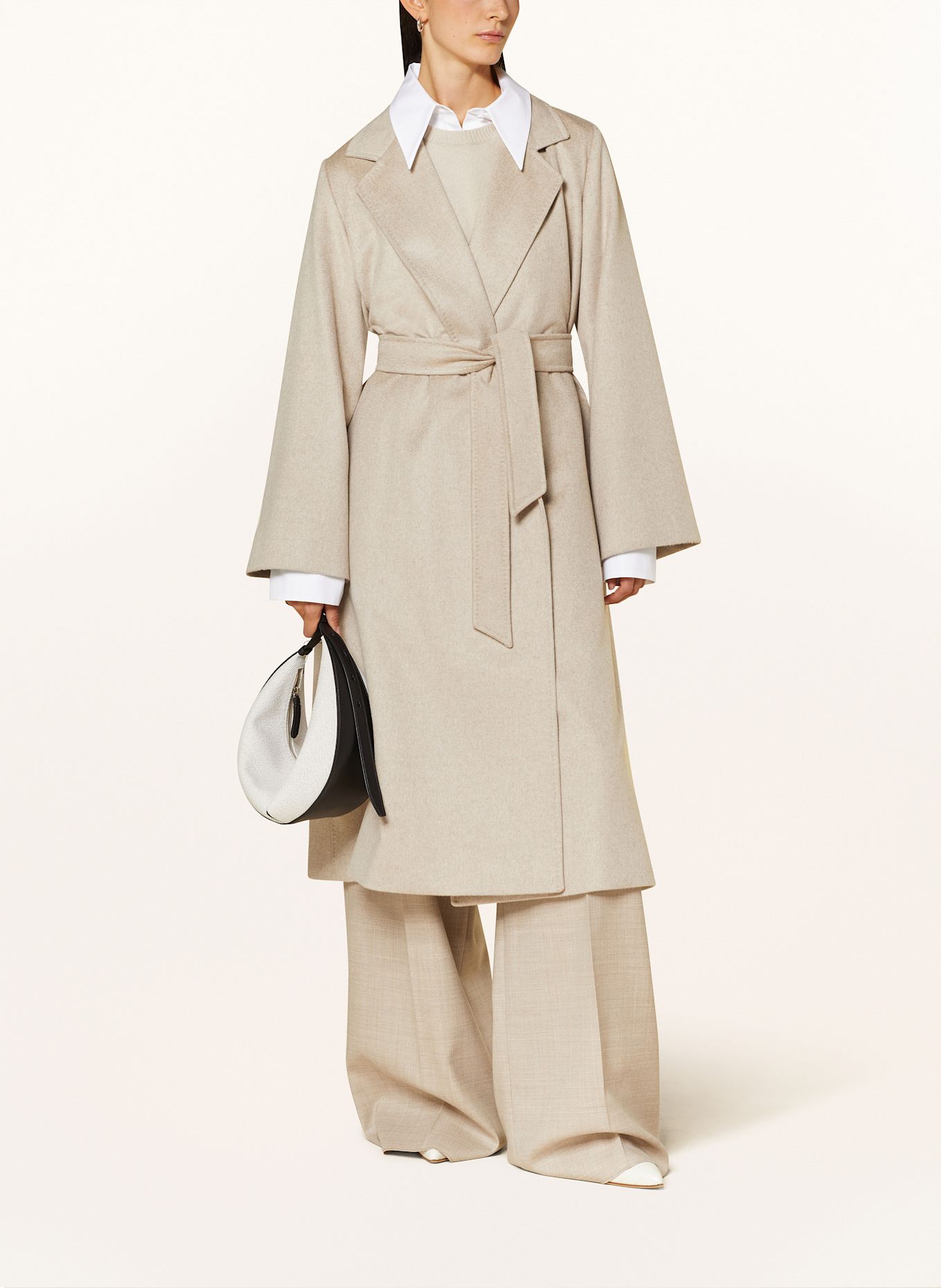 Max Mara Cashmere-Mantel FORNOVO: CREME (Bild 2)