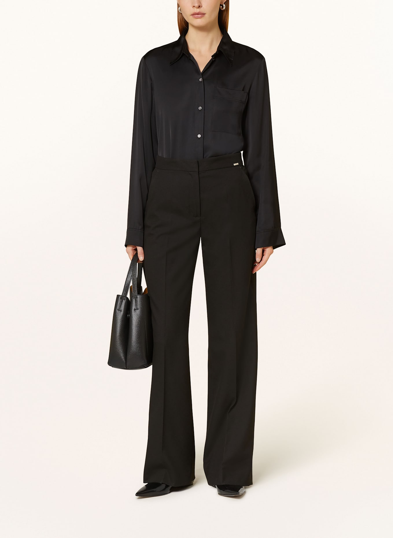 CINQUE Marlenehose CISONG: SCHWARZ