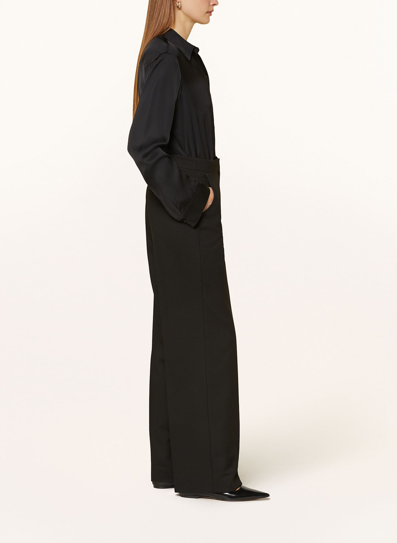 CINQUE Marlenehose CISONG: SCHWARZ