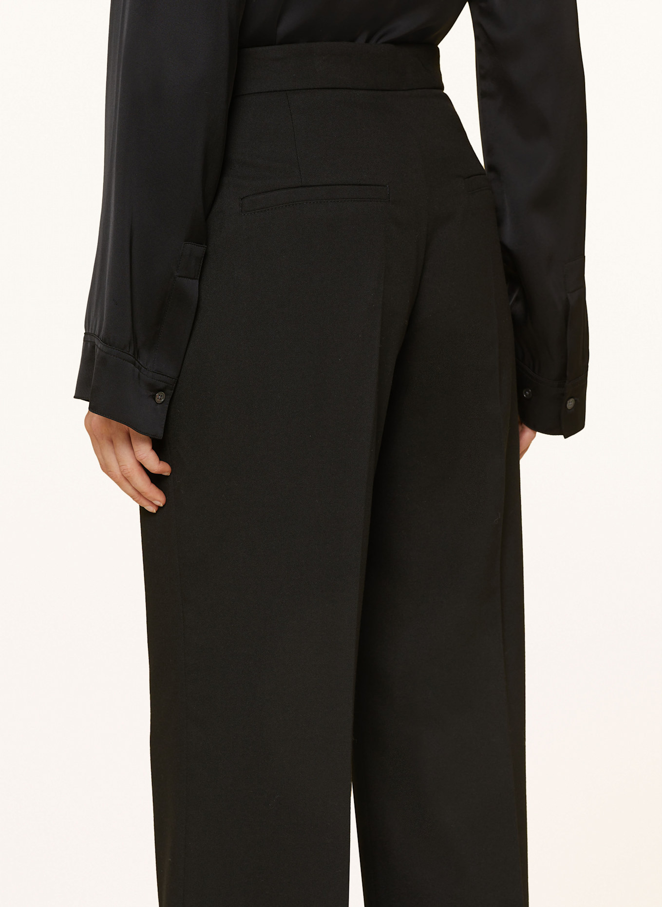 CINQUE Marlenehose CISONG: SCHWARZ