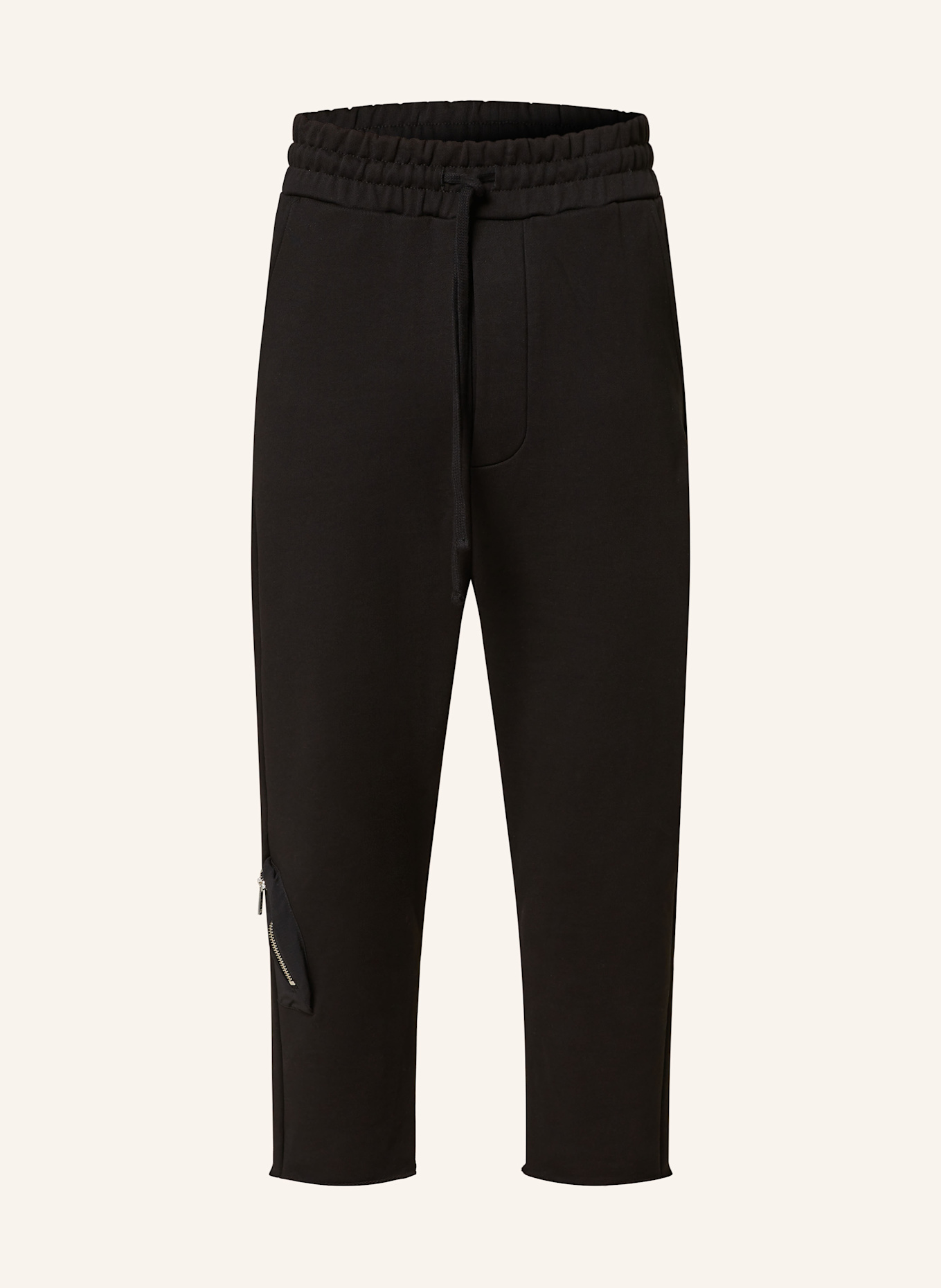 thom/krom Pants in jogger style: BLACK