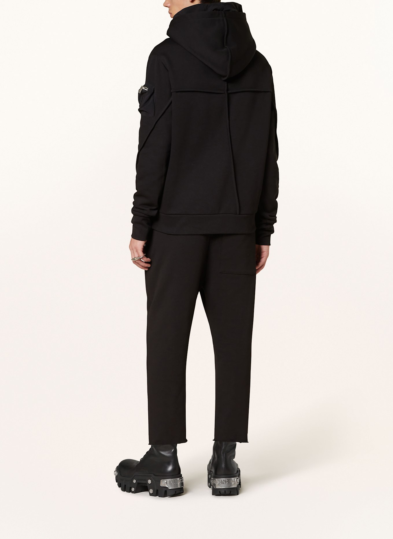 thom/krom Pants in jogger style: BLACK