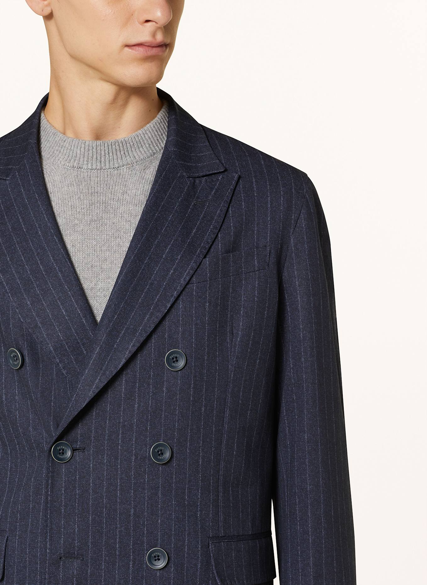 HERNO Marynarka garniturowa regular fit: 9200 navy