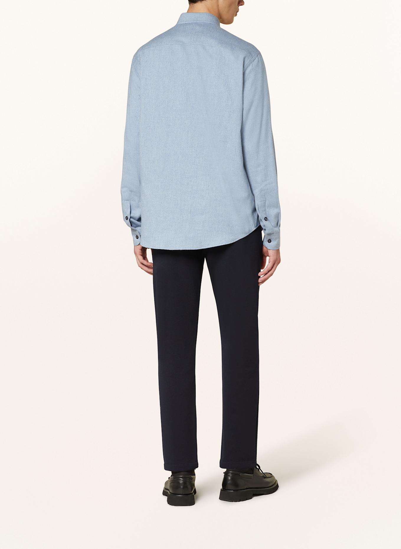 PAUL & SHARK Flanellhemd Slim Fit: HELLBLAU
