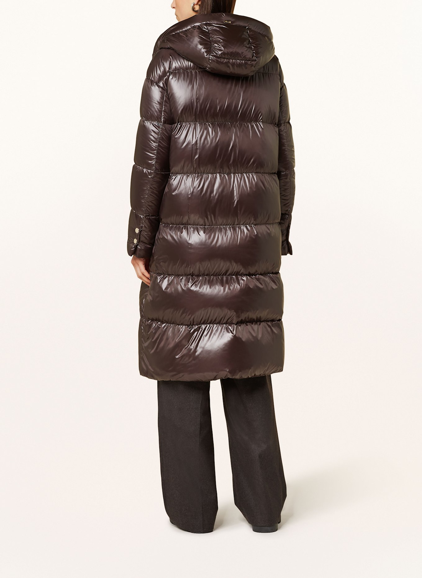 HERNO Daunenmantel: DUNKELBRAUN