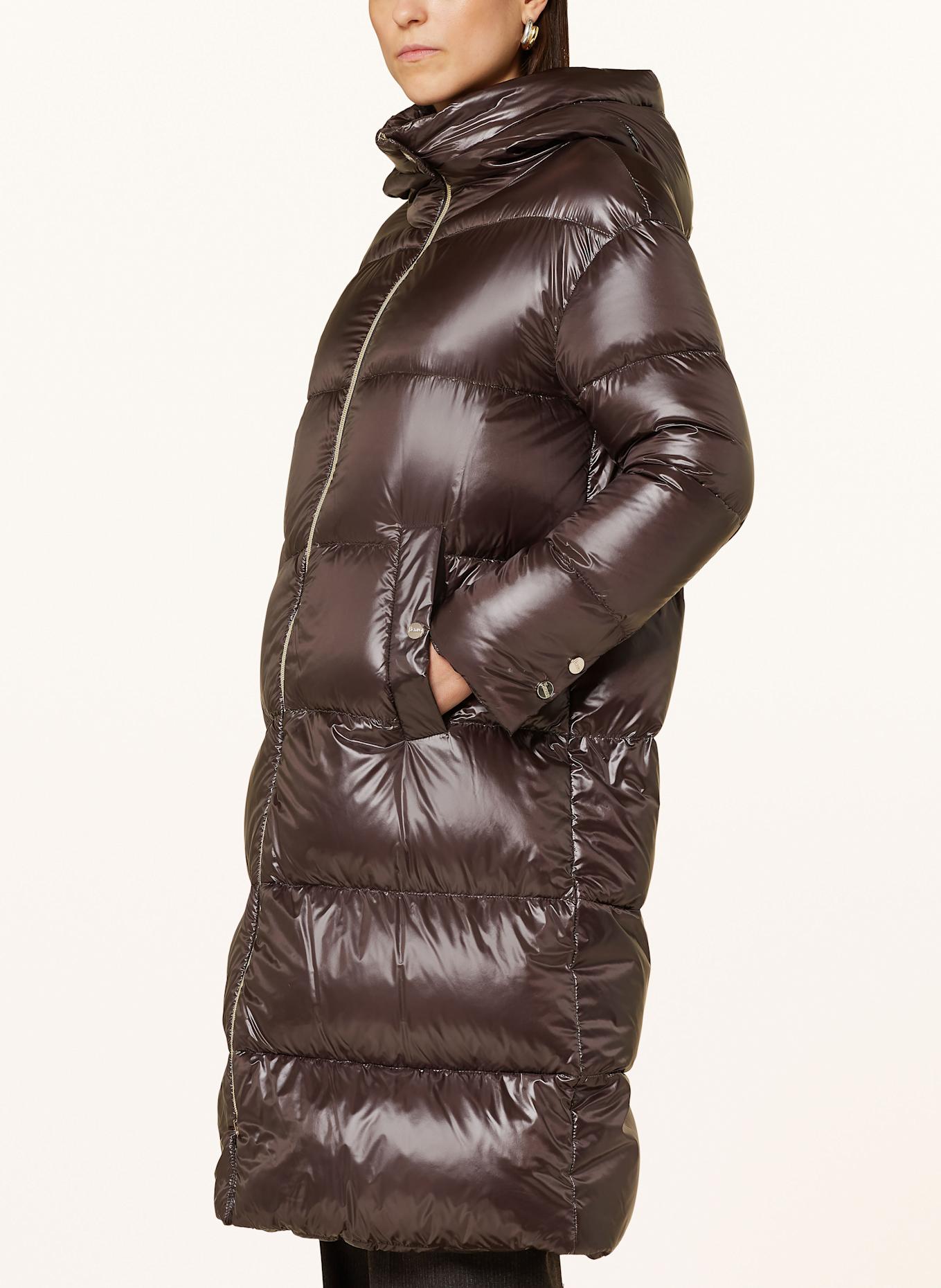 HERNO Daunenmantel: DUNKELBRAUN