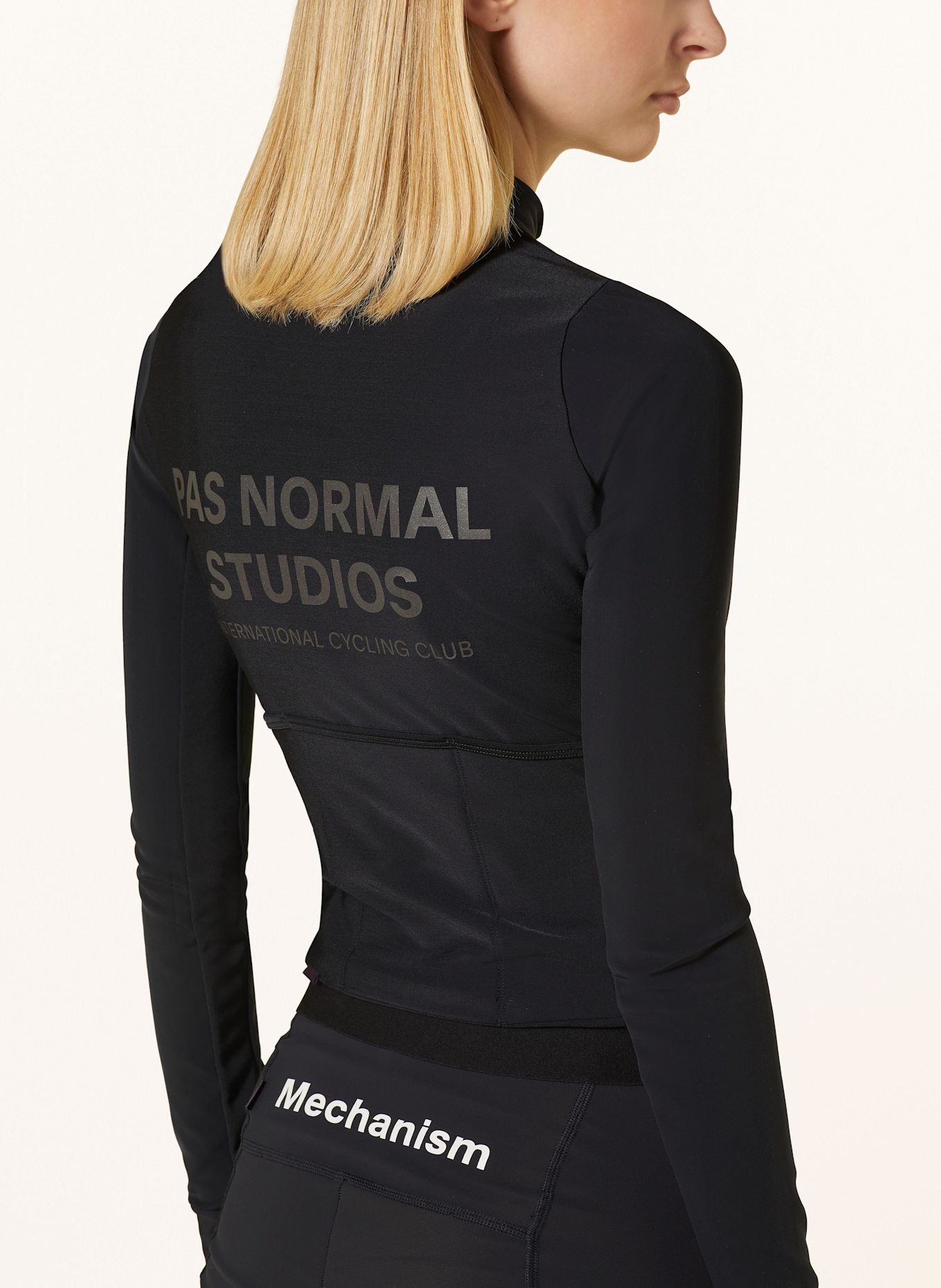 PAS NORMAL STUDIOS Radtrikot MACHANISM THERMAL: SCHWARZ