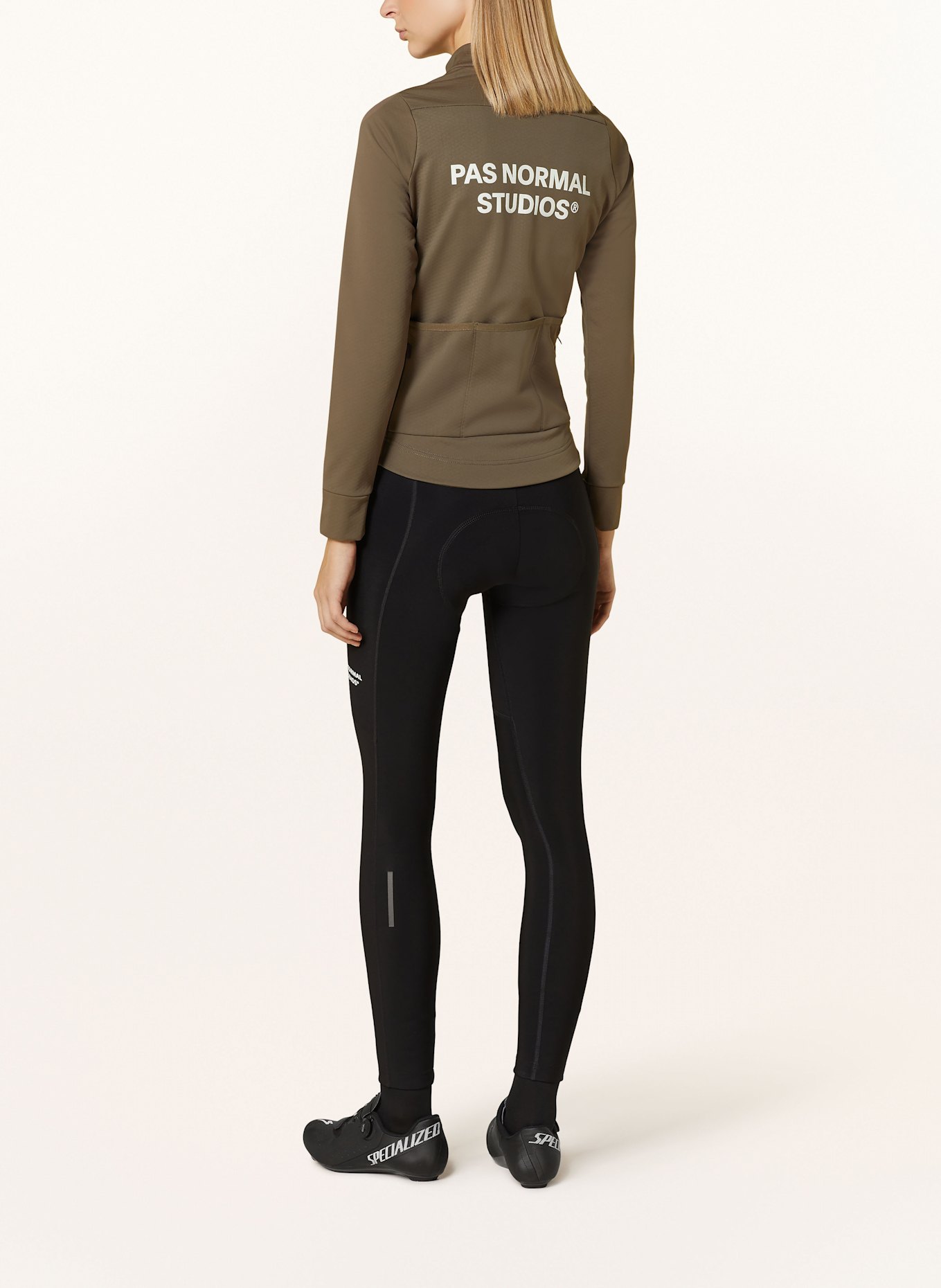 PAS NORMAL STUDIOS ESSENTIAL THERMAL" thermal cycling jersey, Color: BROWN (Image 3)