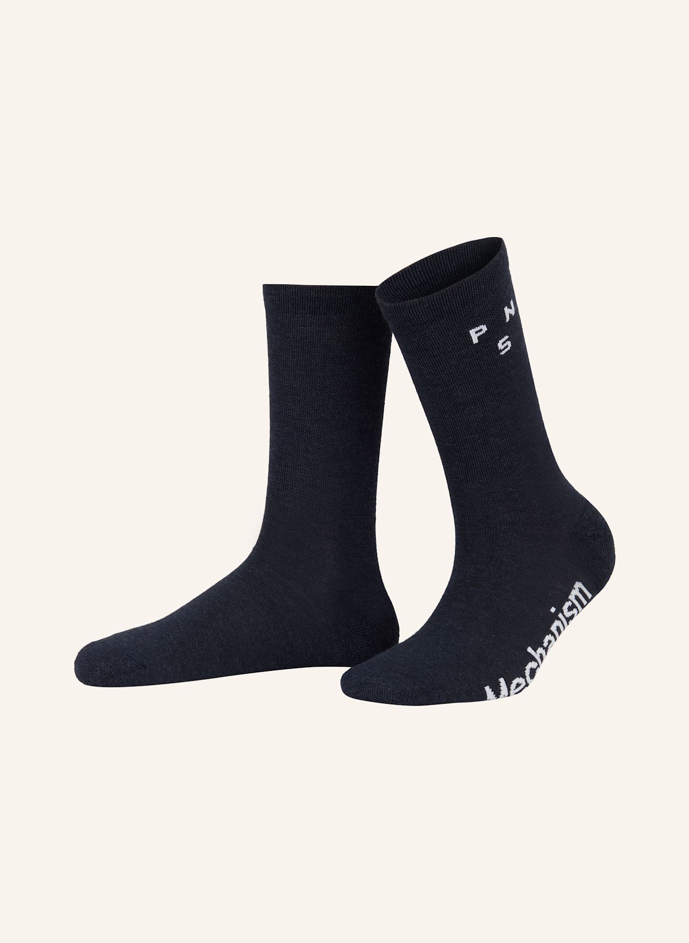 PAS NORMAL STUDIOS MECHANISM THERMAL cycling socks with merino wool: NAVY