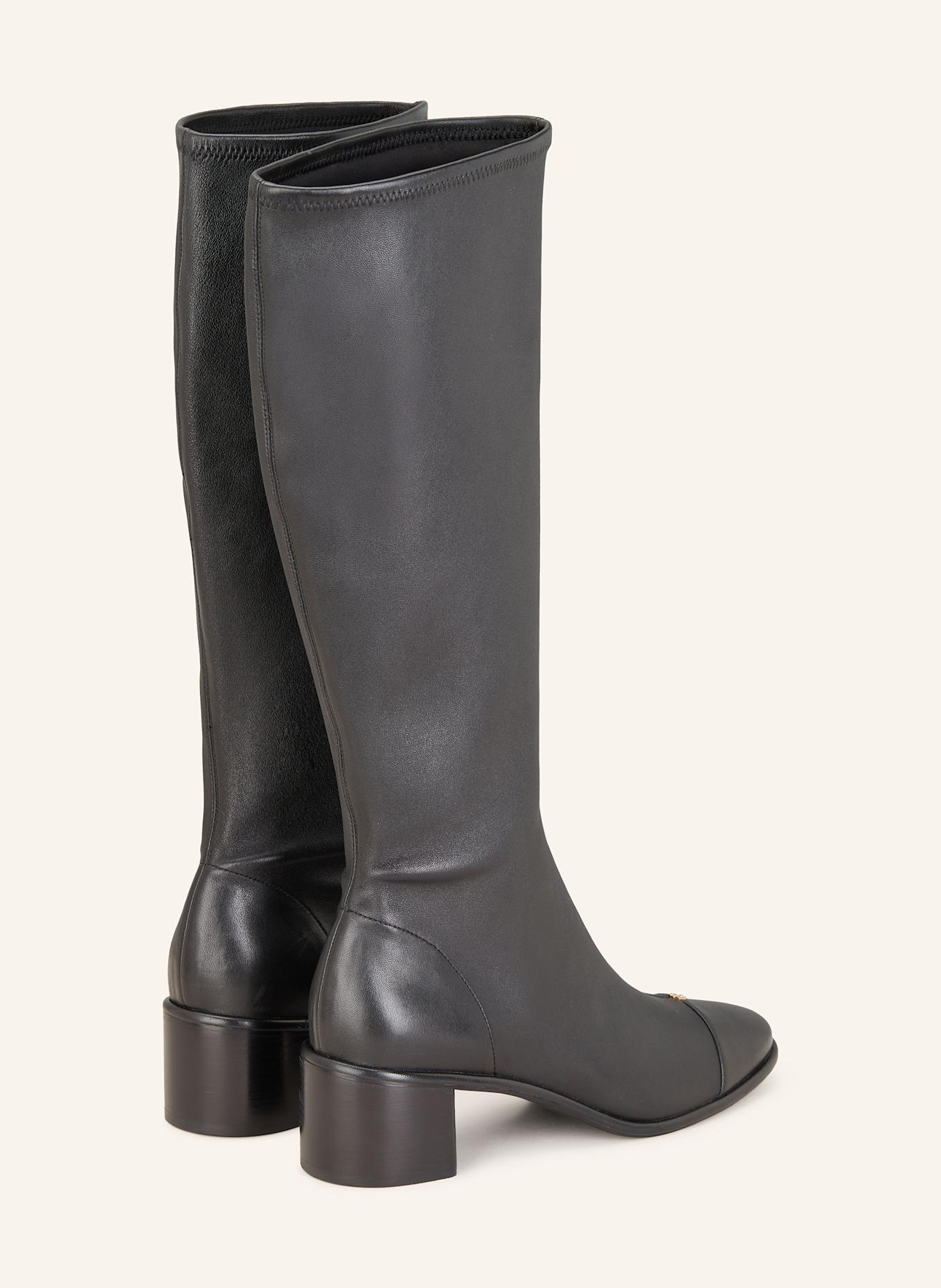 Black boots tory burch discount