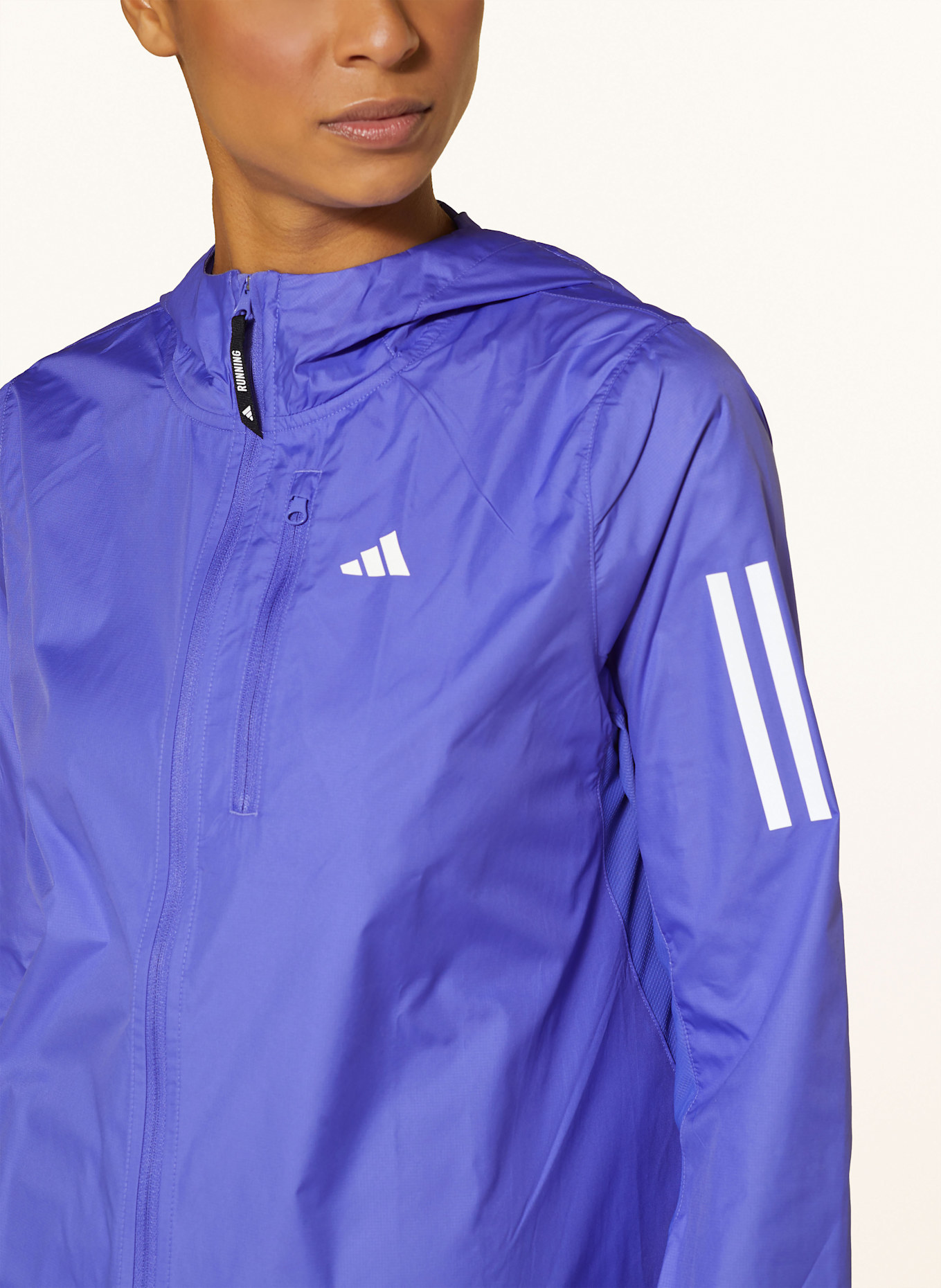 adidas Running jacket OWN THE RUN in purple