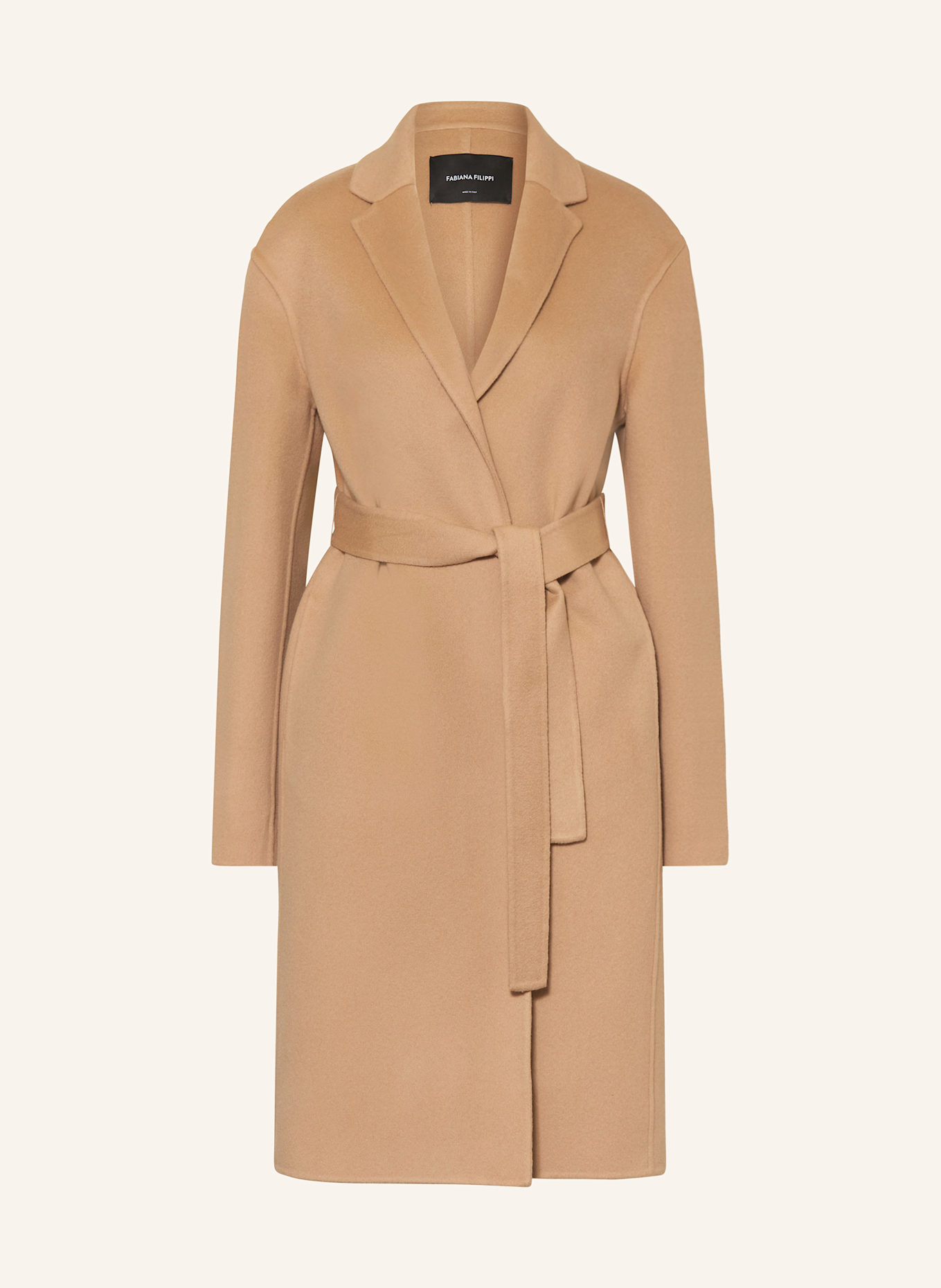 FABIANA FILIPPI Wool coat: CAMEL