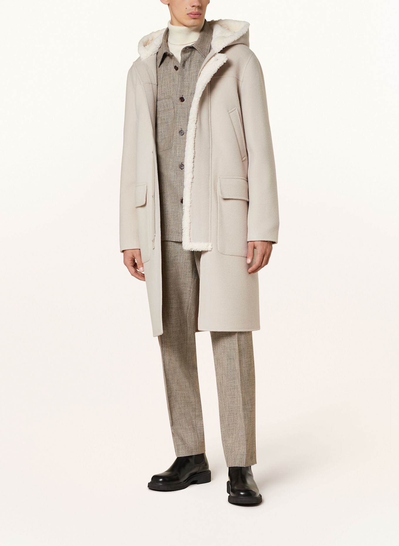 Mackage Wollmantel ABRAHAM: CREME